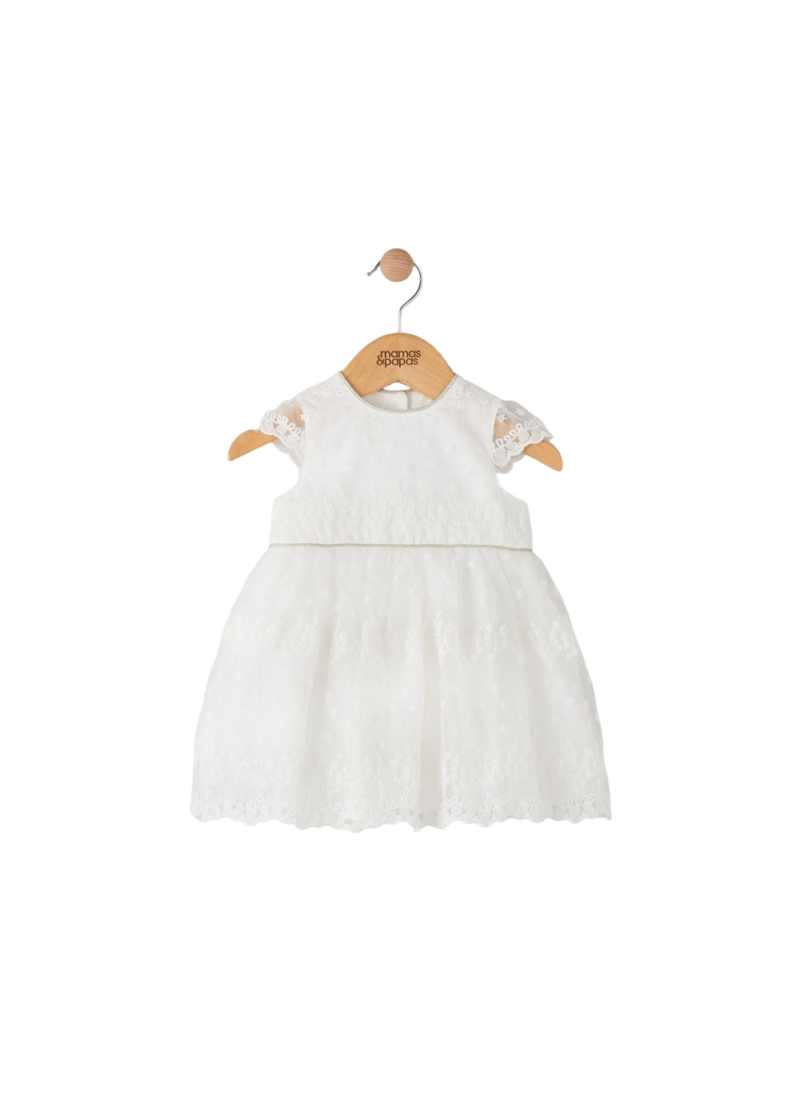 DRESS EMBROIDERED WHITE