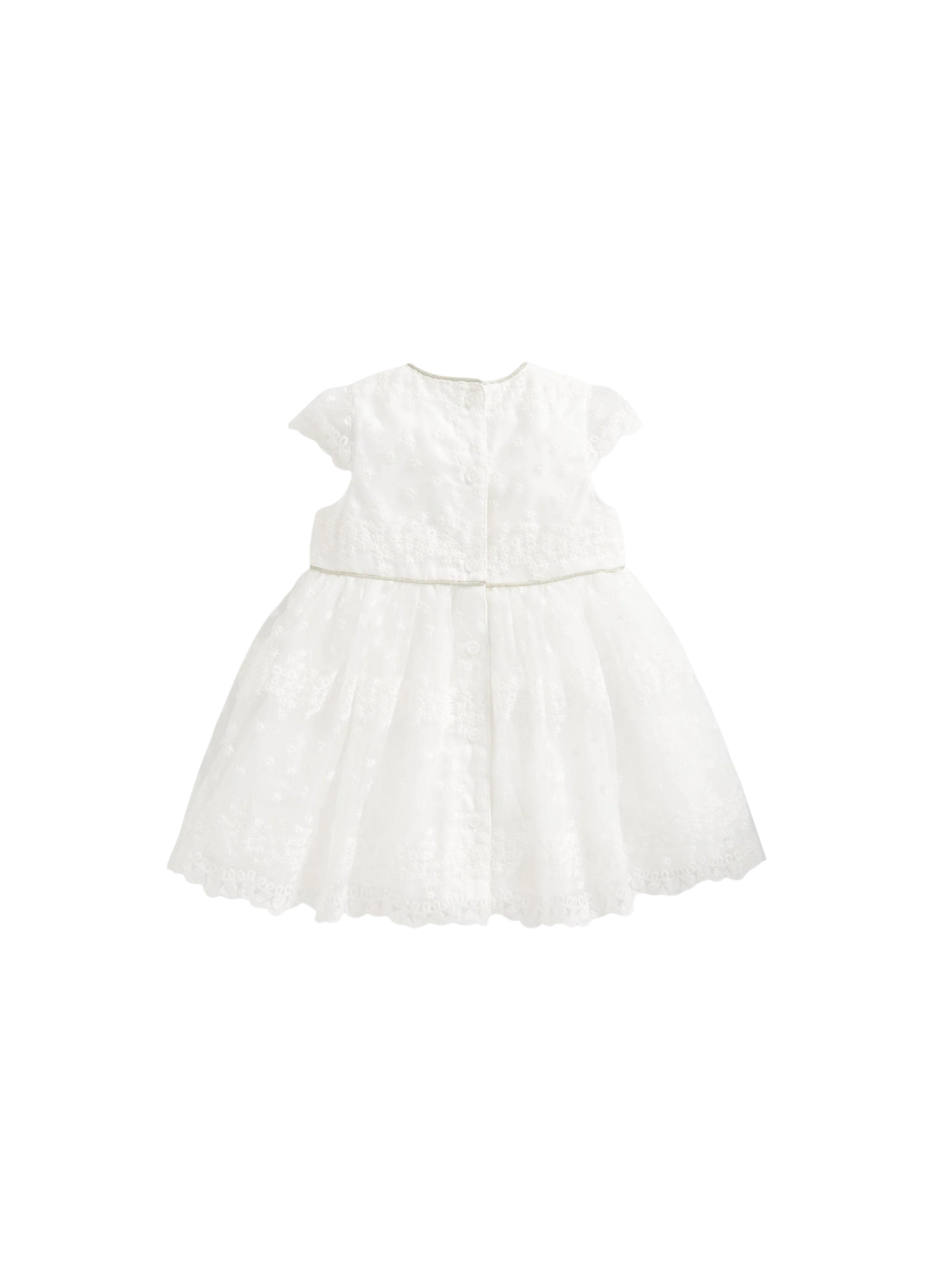 DRESS EMBROIDERED WHITE