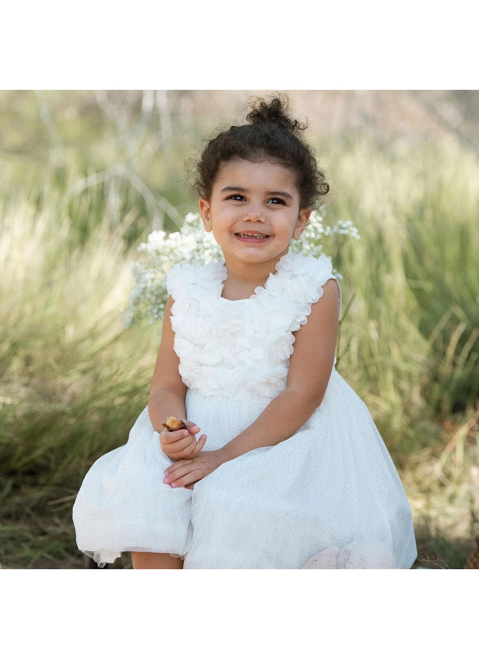 DRESS 3D FLOWER 