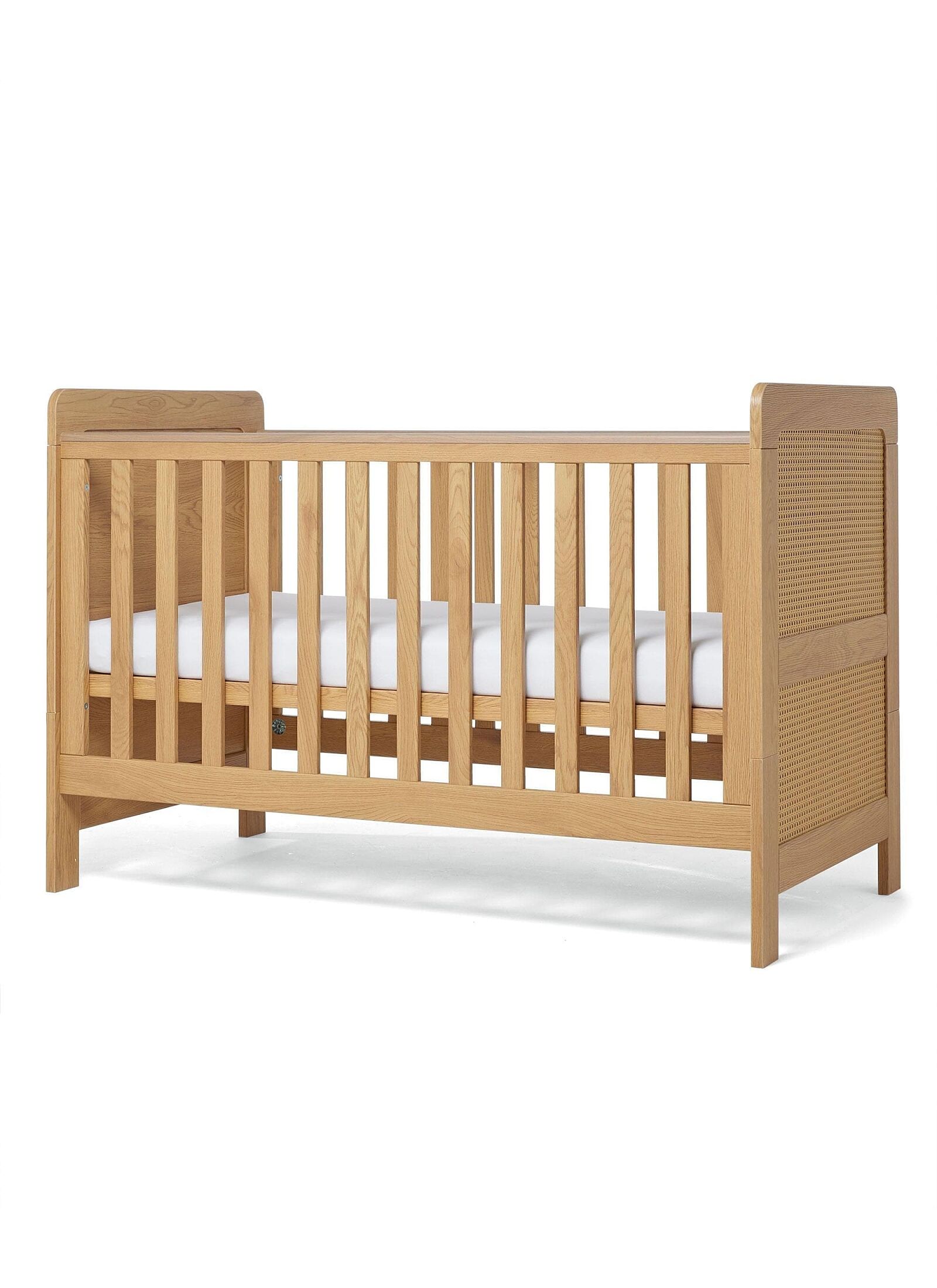 CRIB &AMP; DRESSER CHANGER UNIT ESNA OAK/RATTAN