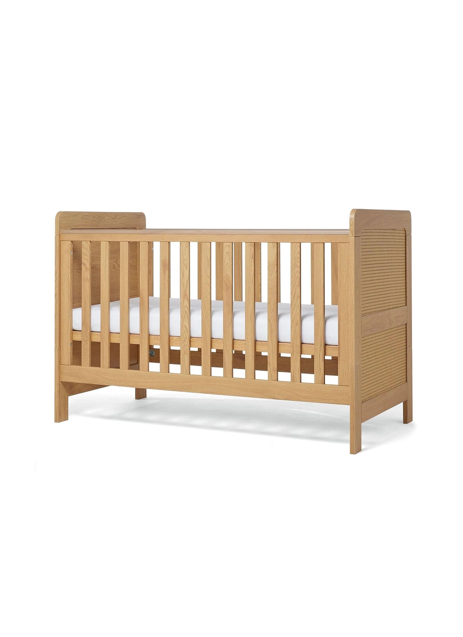CRIB ESNA OAK/RATTAN