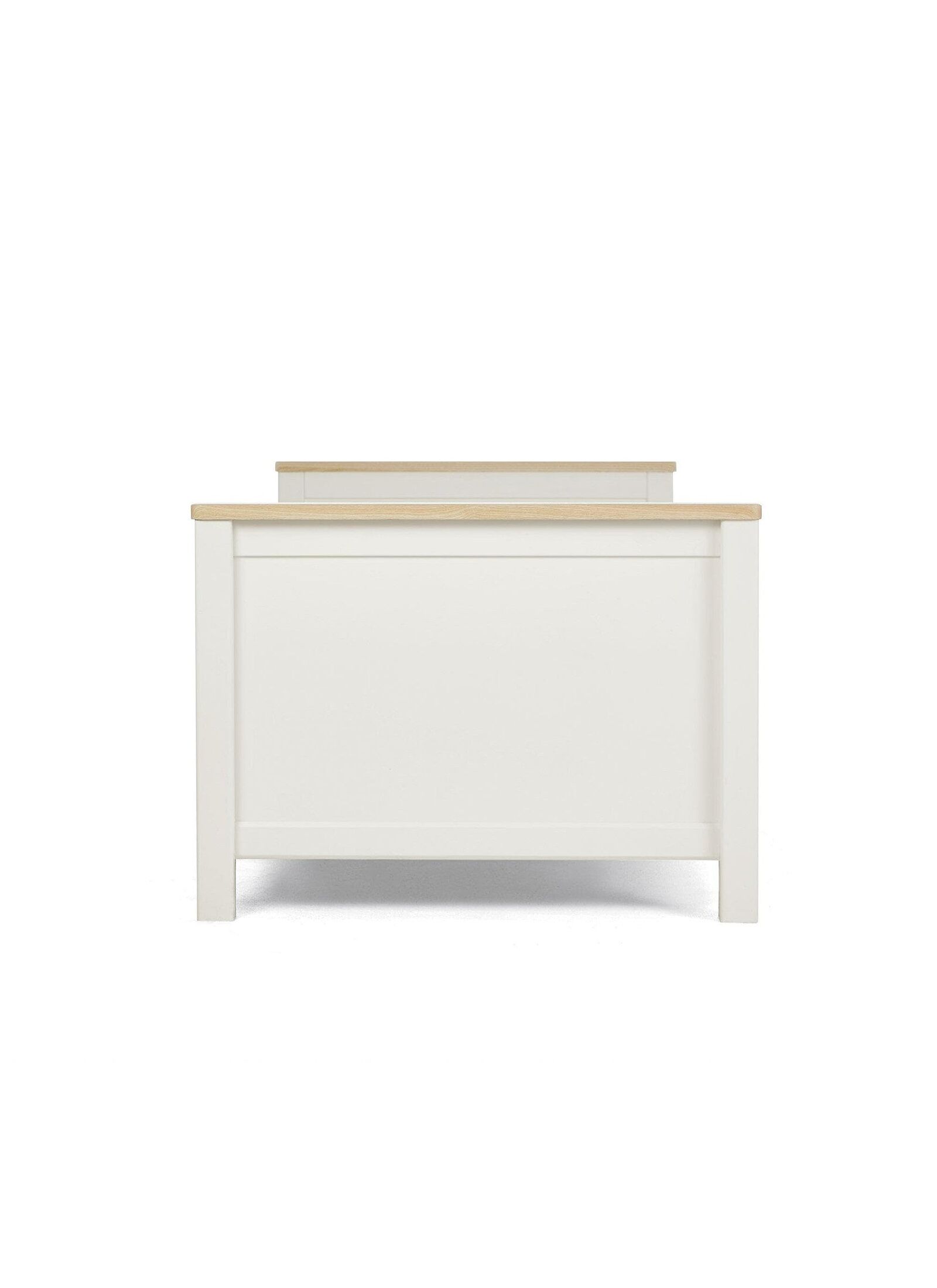 CRIB HARWELL WHITE/NATURAL