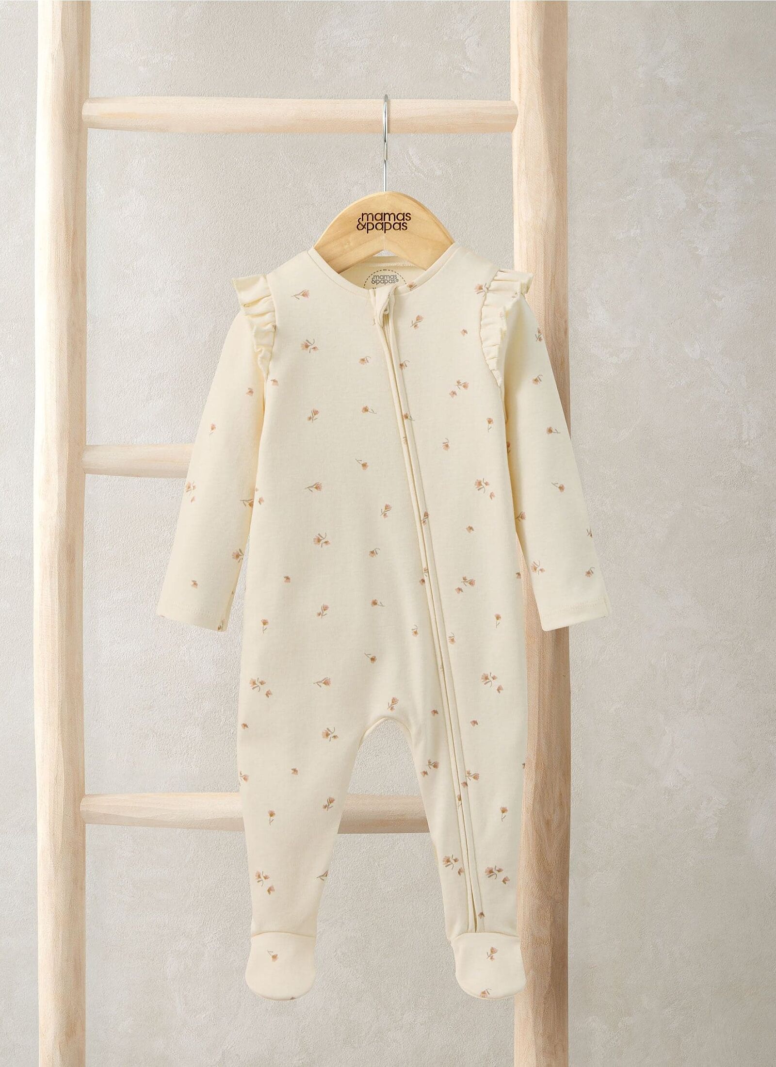 LONG-SLEEVED JUMPSUIT FLORAL