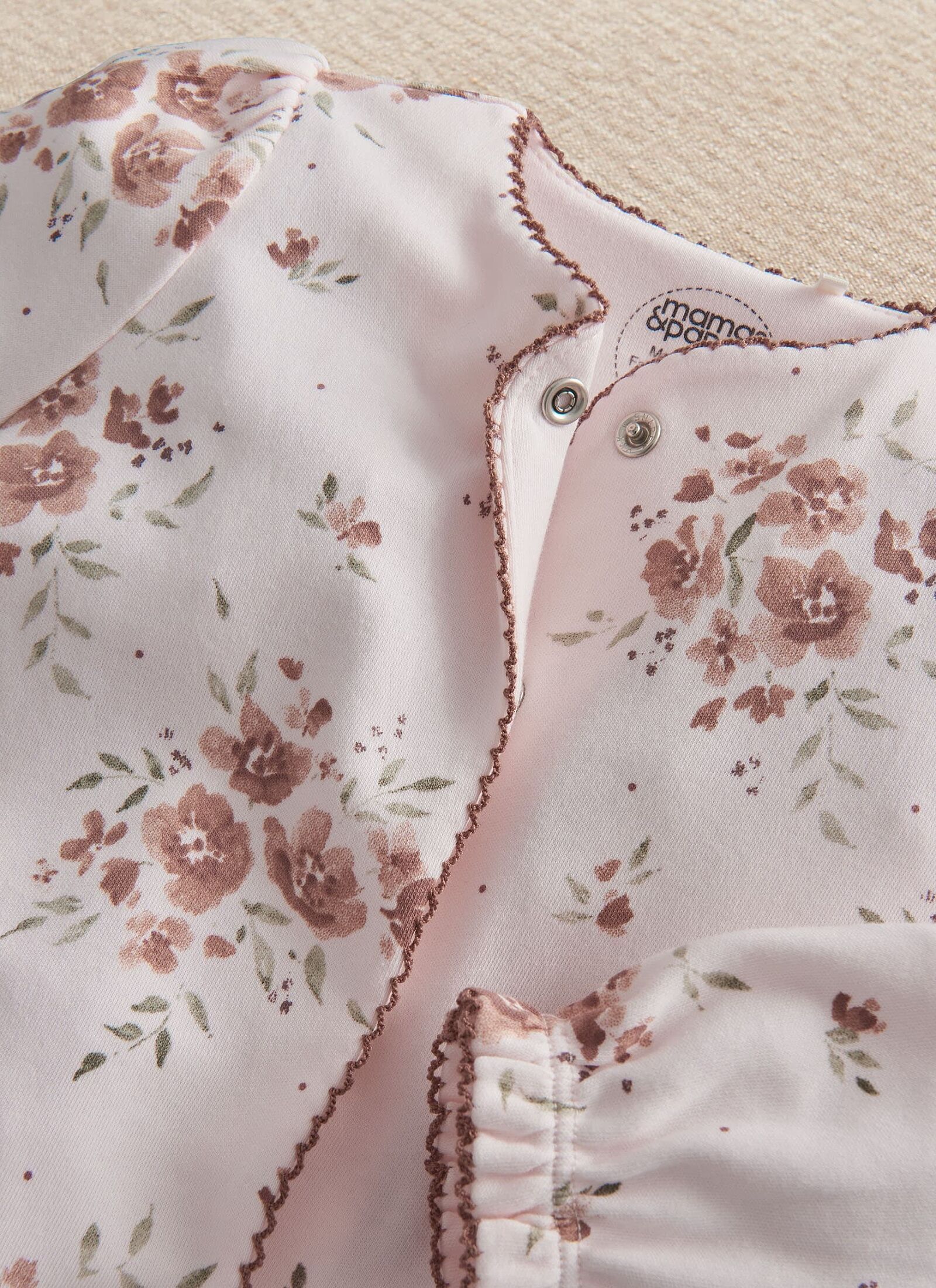 LONG-SLEEVED JUMPSUIT LARGE FLORAL