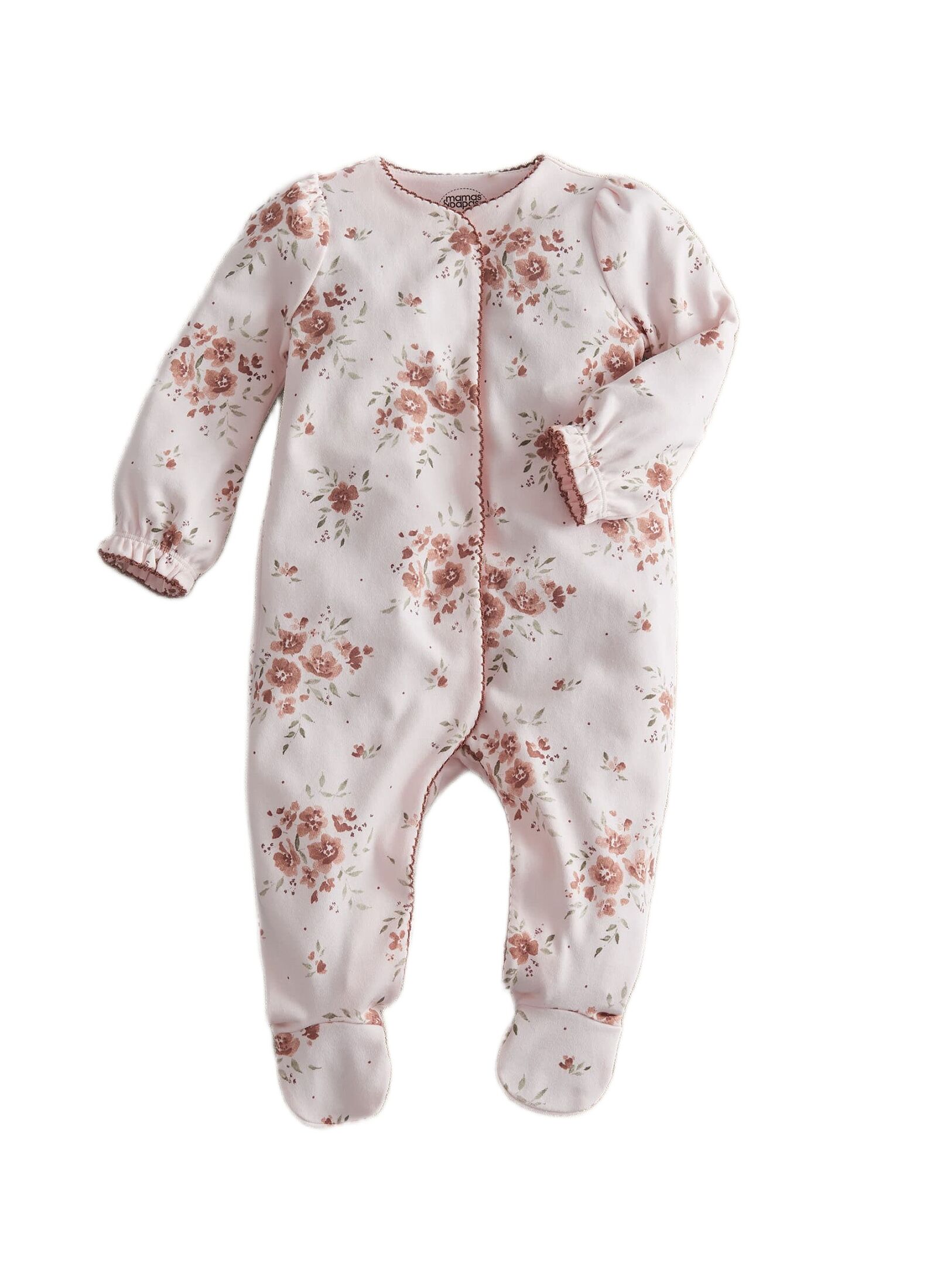 LONG-SLEEVED JUMPSUIT LARGE FLORAL