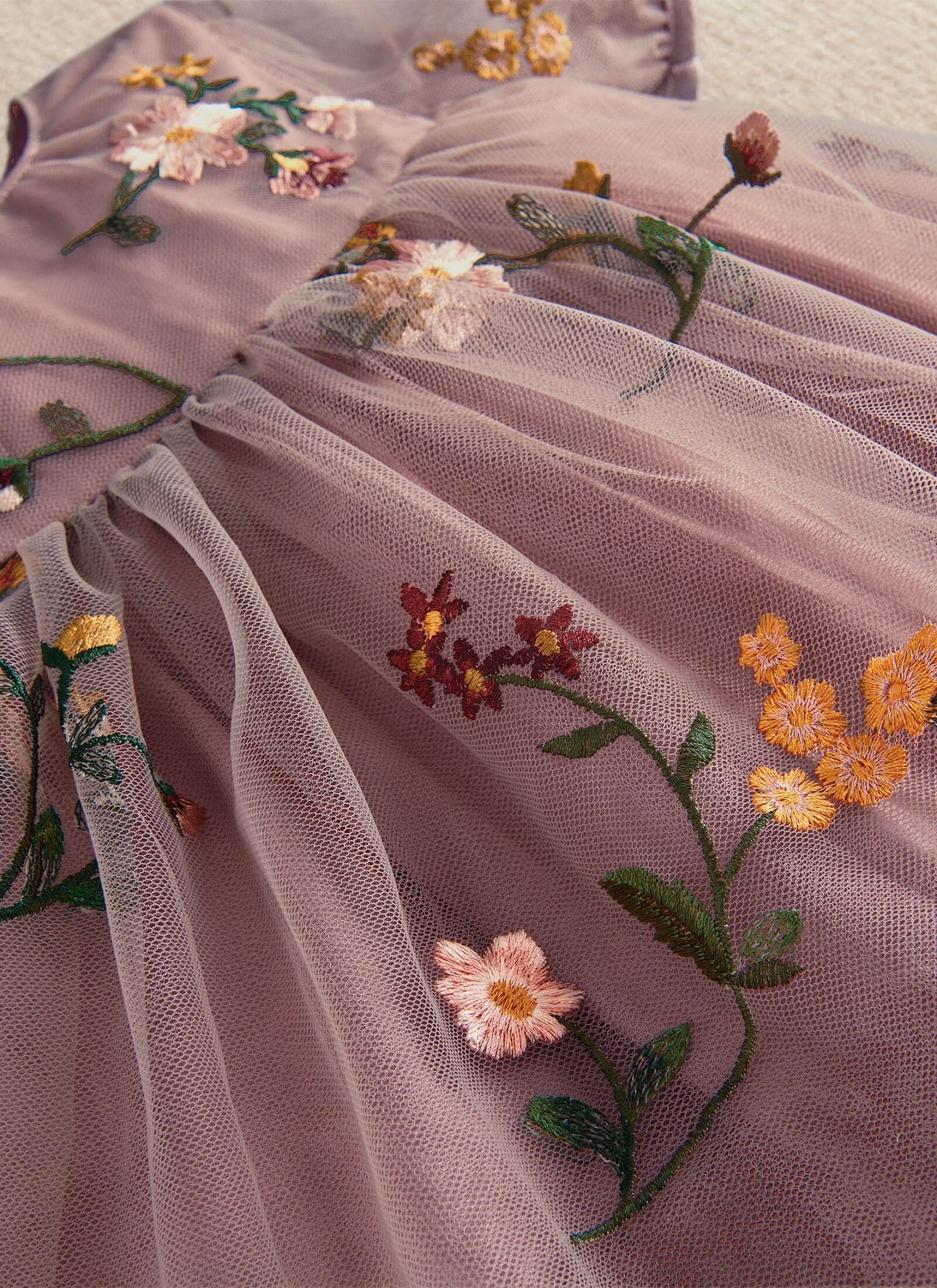 LONG SLEEVE DRESS FLORAL