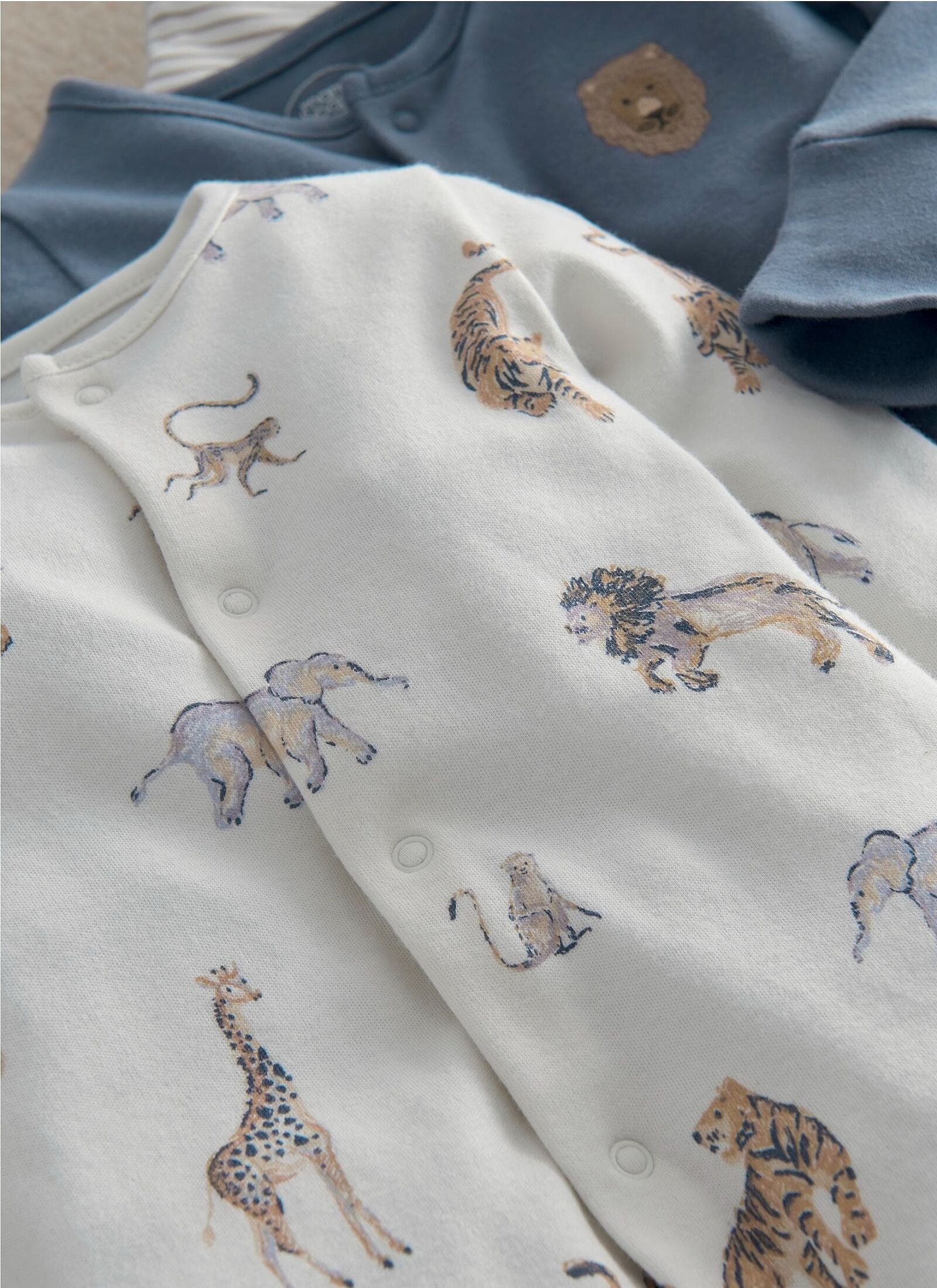 SLEEPSUITS 3PCS SAFARI ADVENTURES