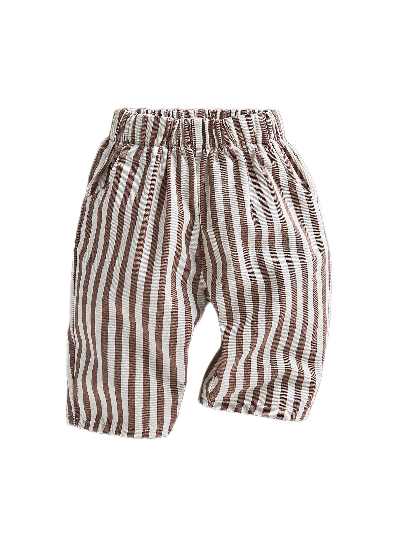 TROUSERS CLAY AND CREAM