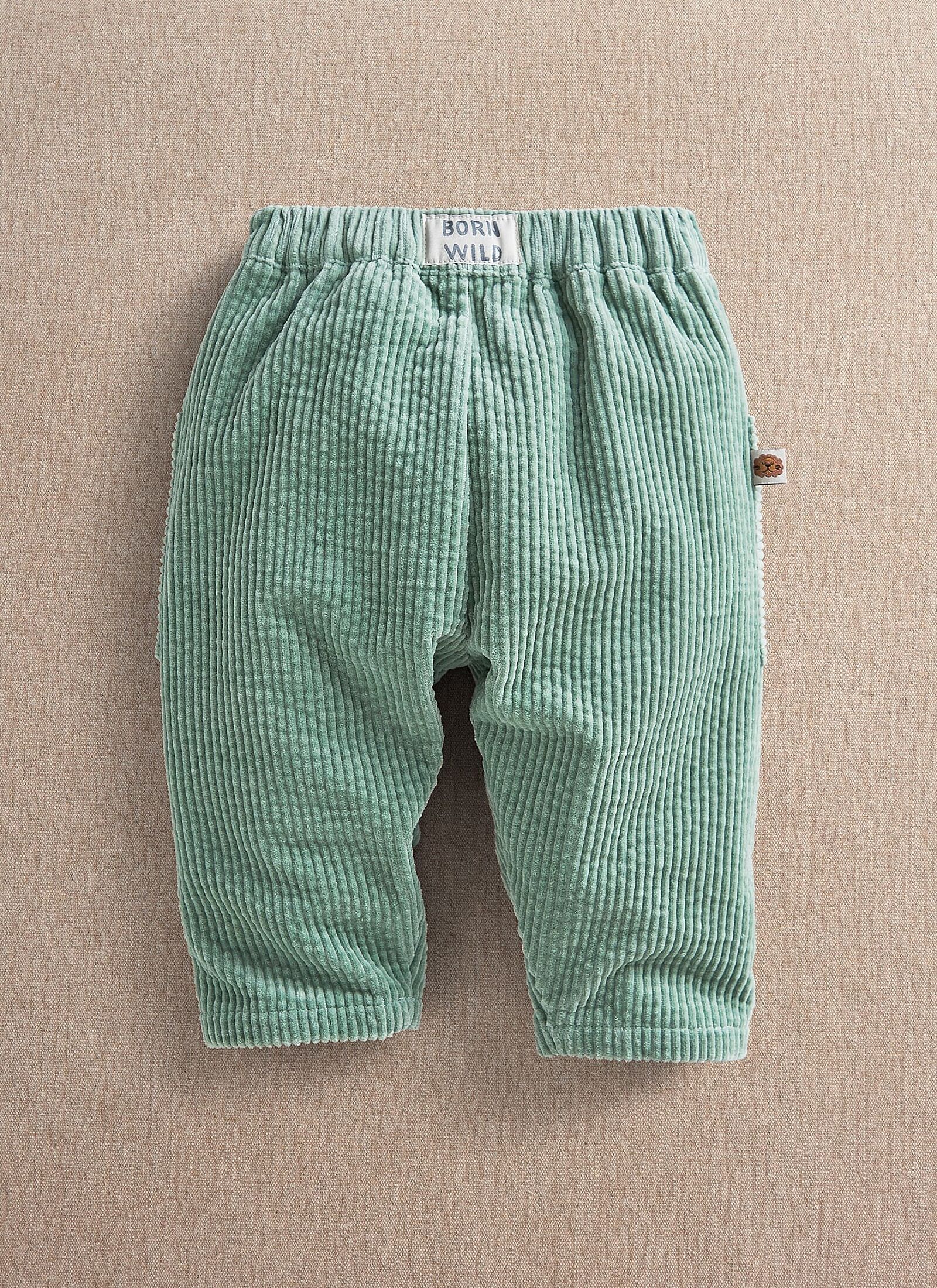 CORD TROUSERS GREEN
