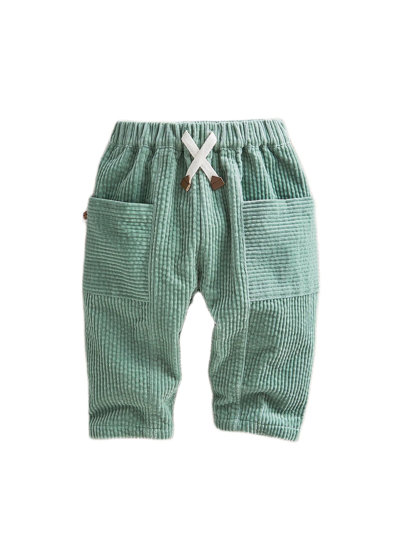 CORD TROUSERS GREEN