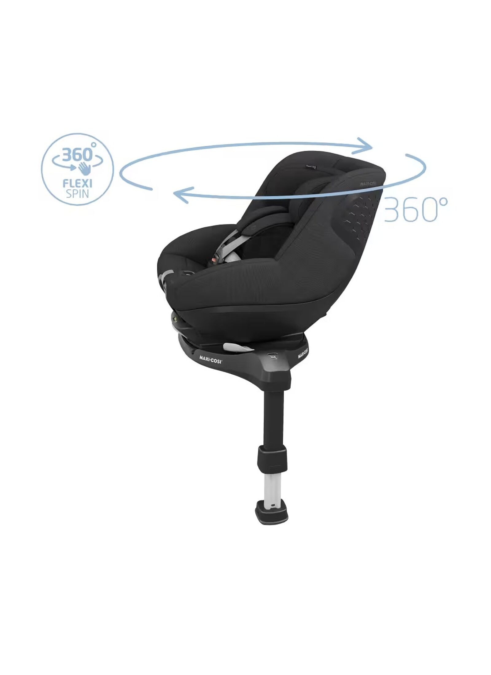 CAR SEAT PEARL 360 PRO AUTHENTIC BLACK