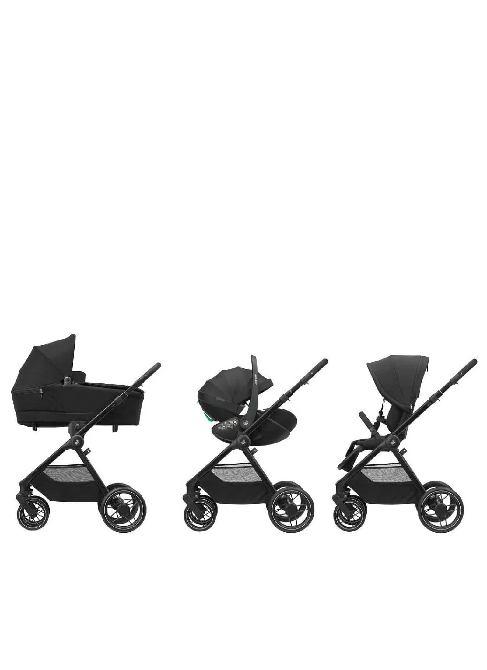 STROLLER OXFORD TWILLIC BLACK