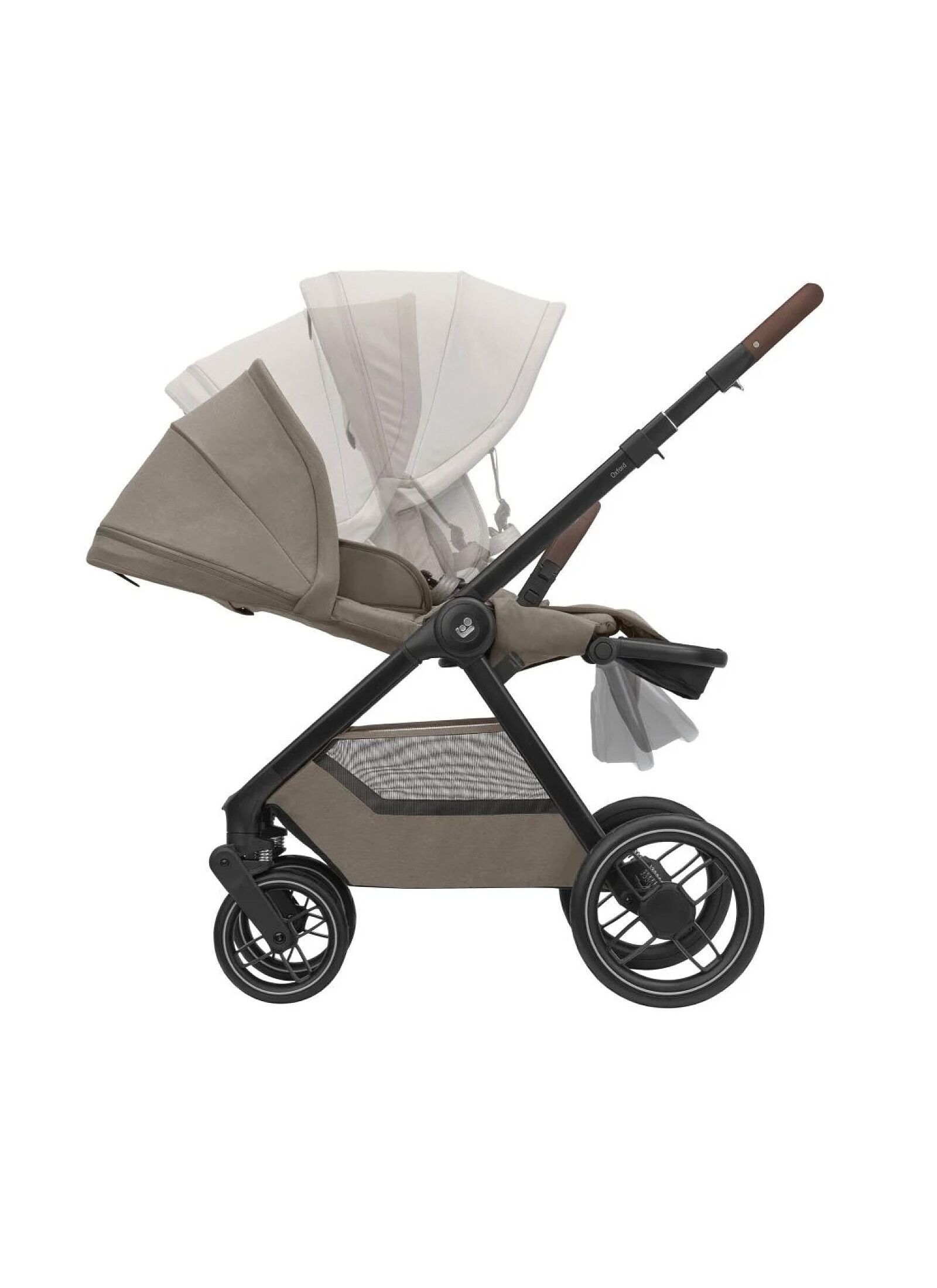 STROLLER OXFORD TWILLIC TRUFFLE