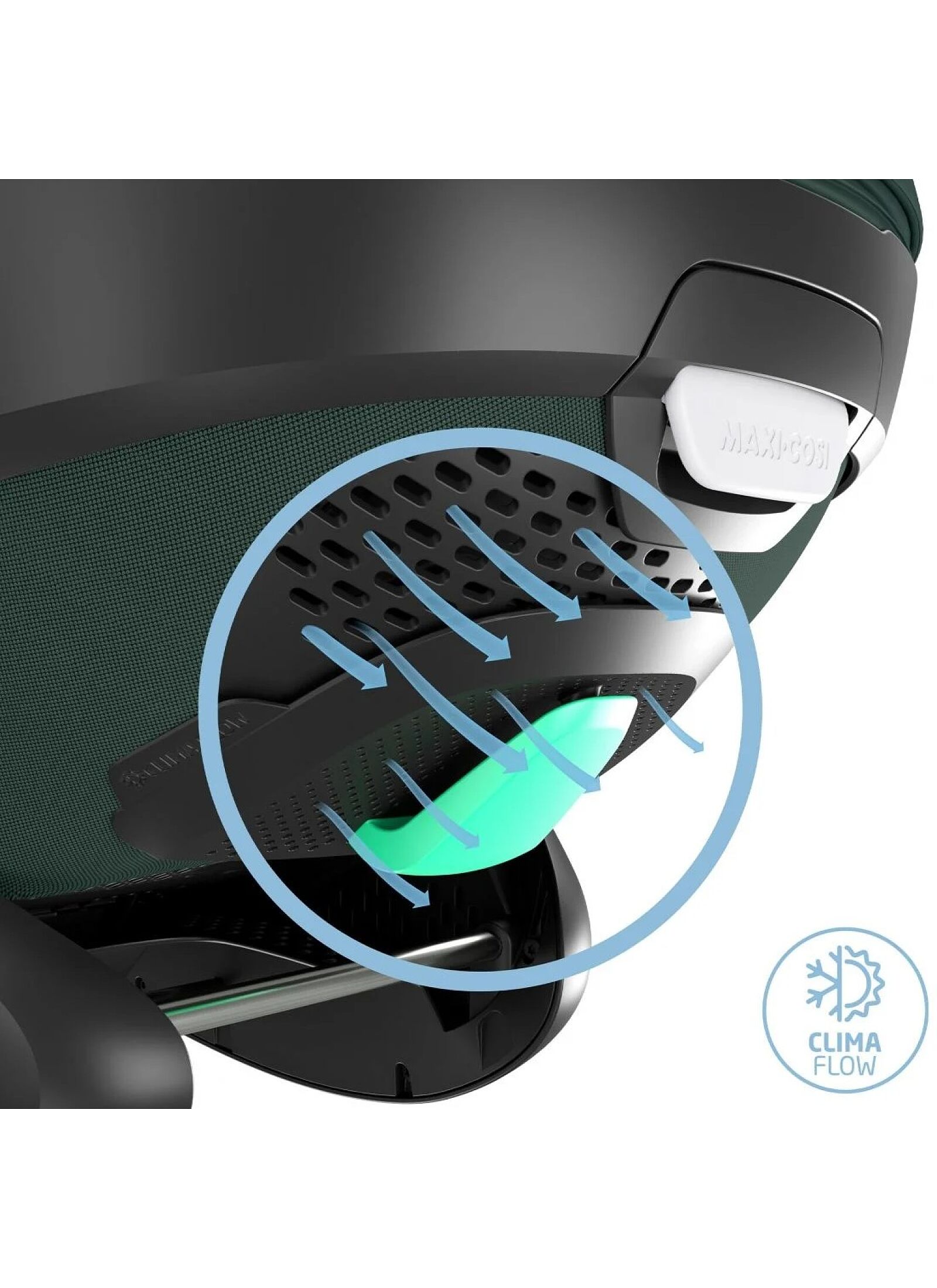 CAR SEAT PEBBLE 360 PRO2 TWILLIC GREEN