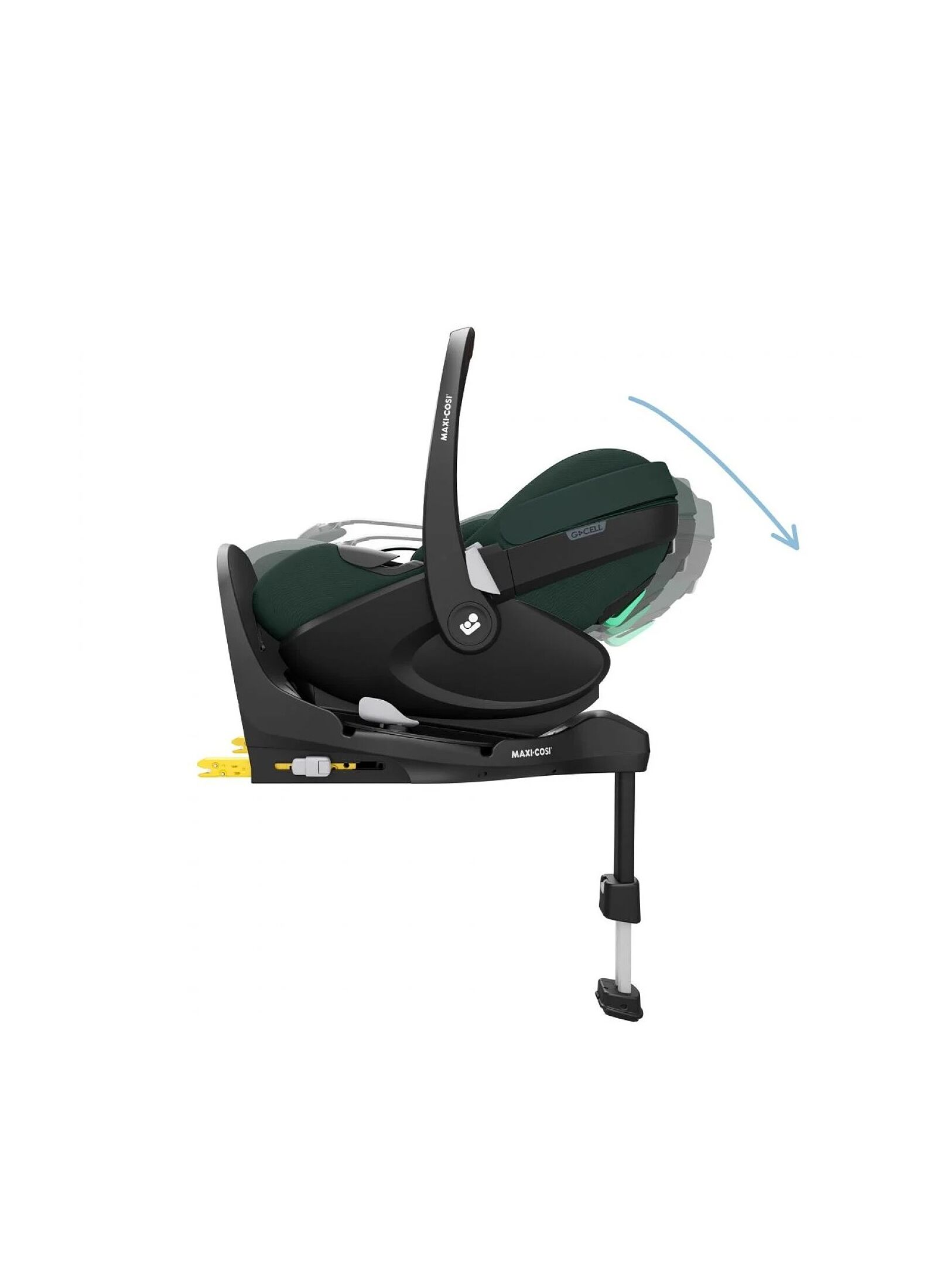 CAR SEAT PEBBLE 360 PRO2 TWILLIC GREEN