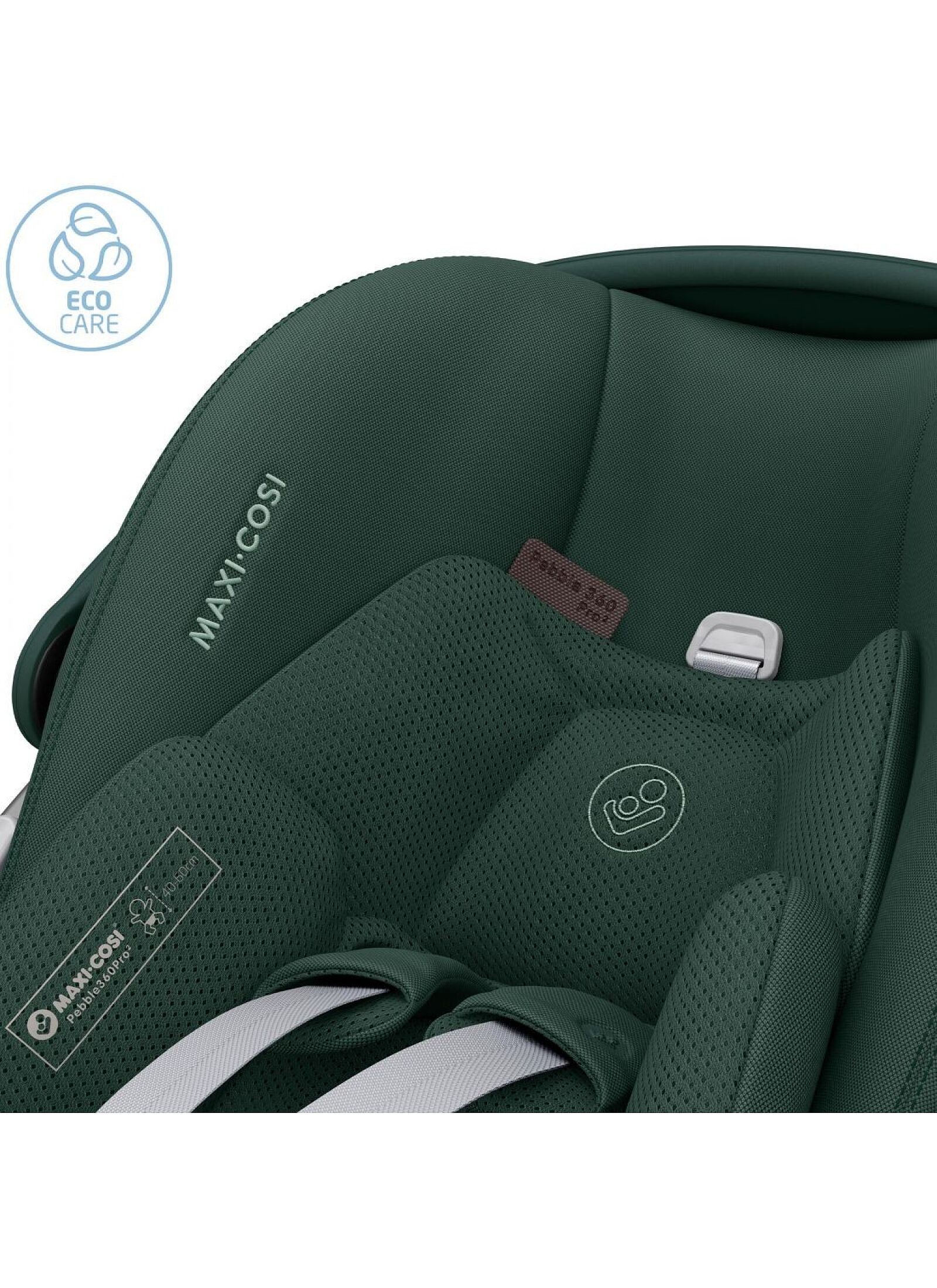CAR SEAT PEBBLE 360 PRO2 TWILLIC GREEN