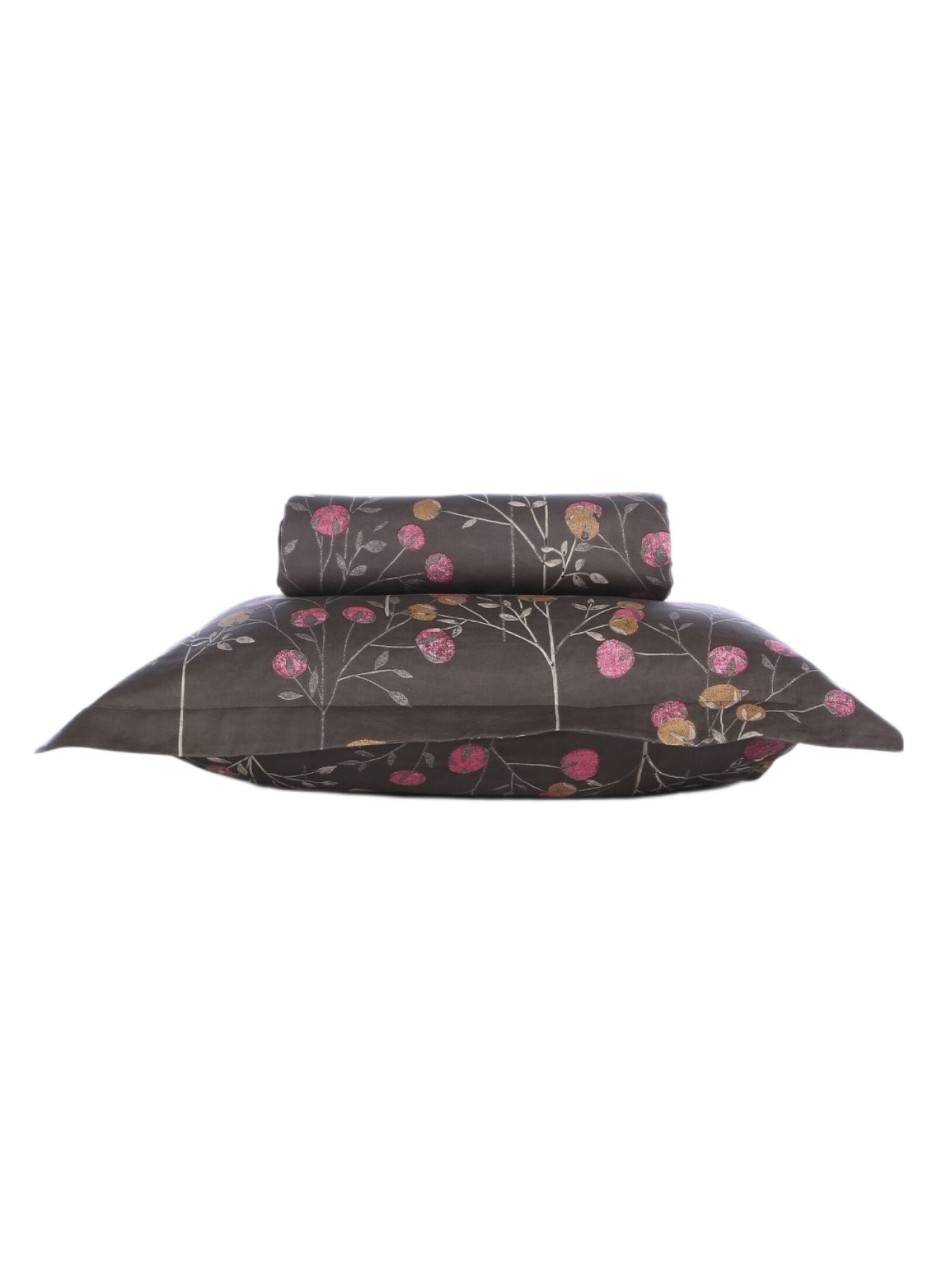QUEEN DUVET COVER SET AUDREY BROWN