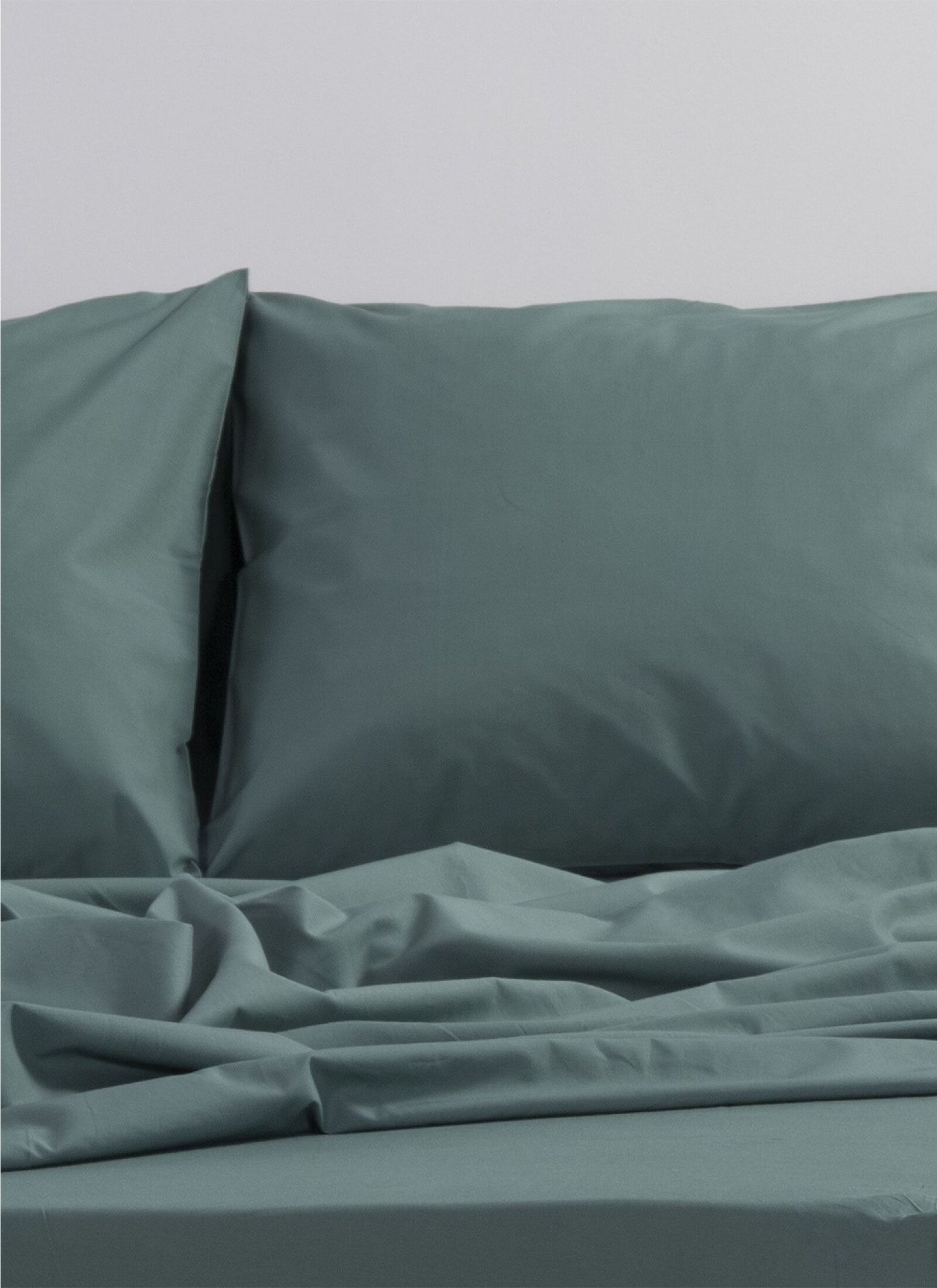 PILLOWCASE SET BASIC GREEN