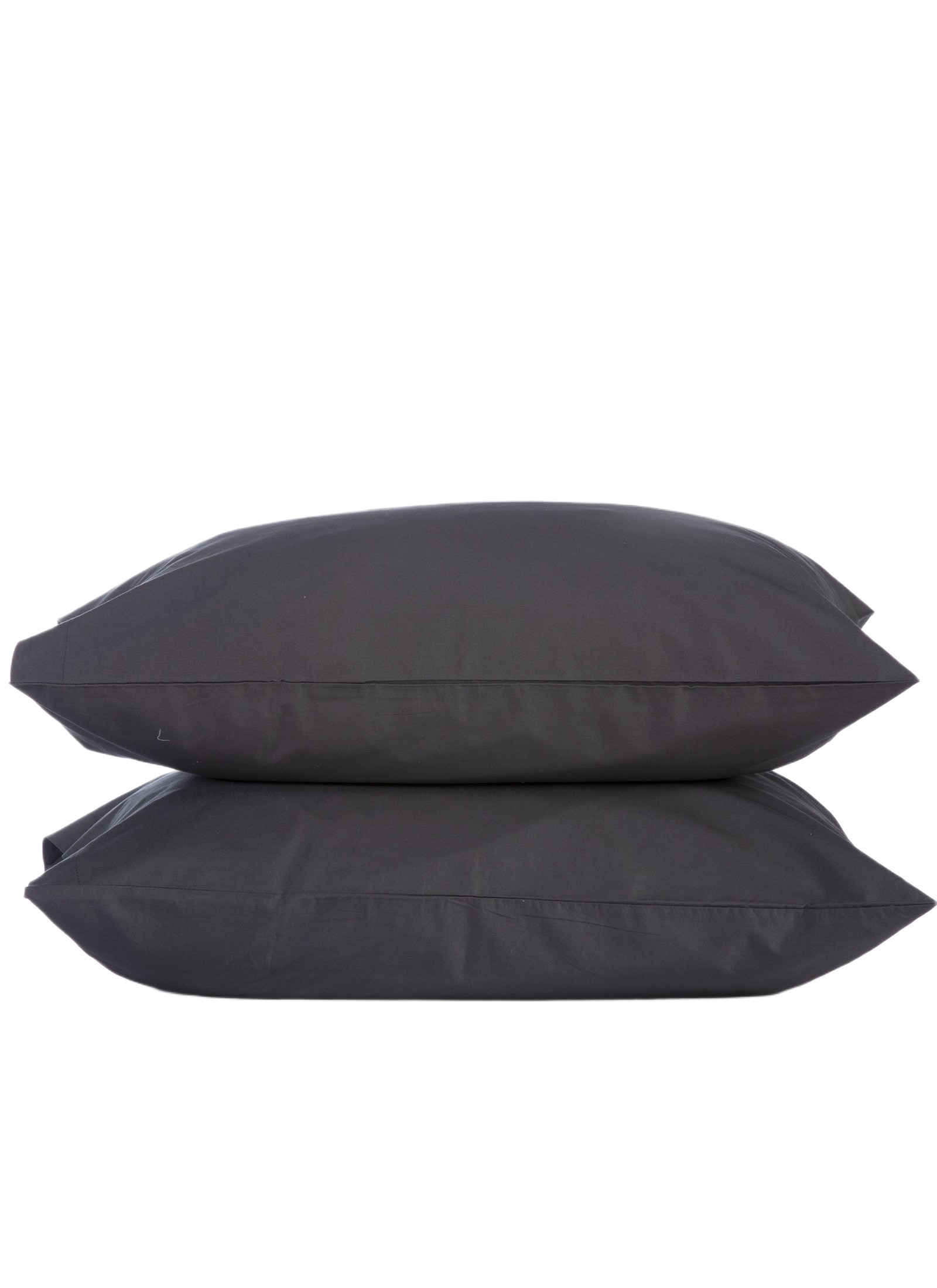 PILLOWCASE SET BASIC DARK  GREY
