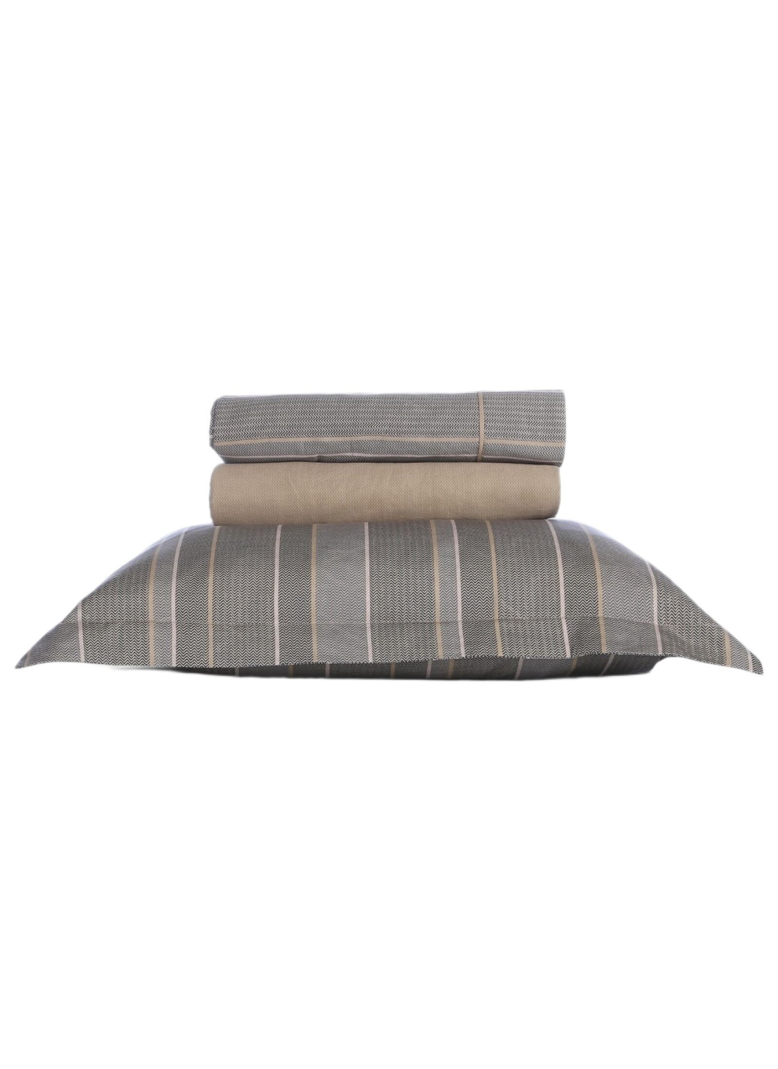 QUEEN SHEET SET DRAFT OLIVE GREY
