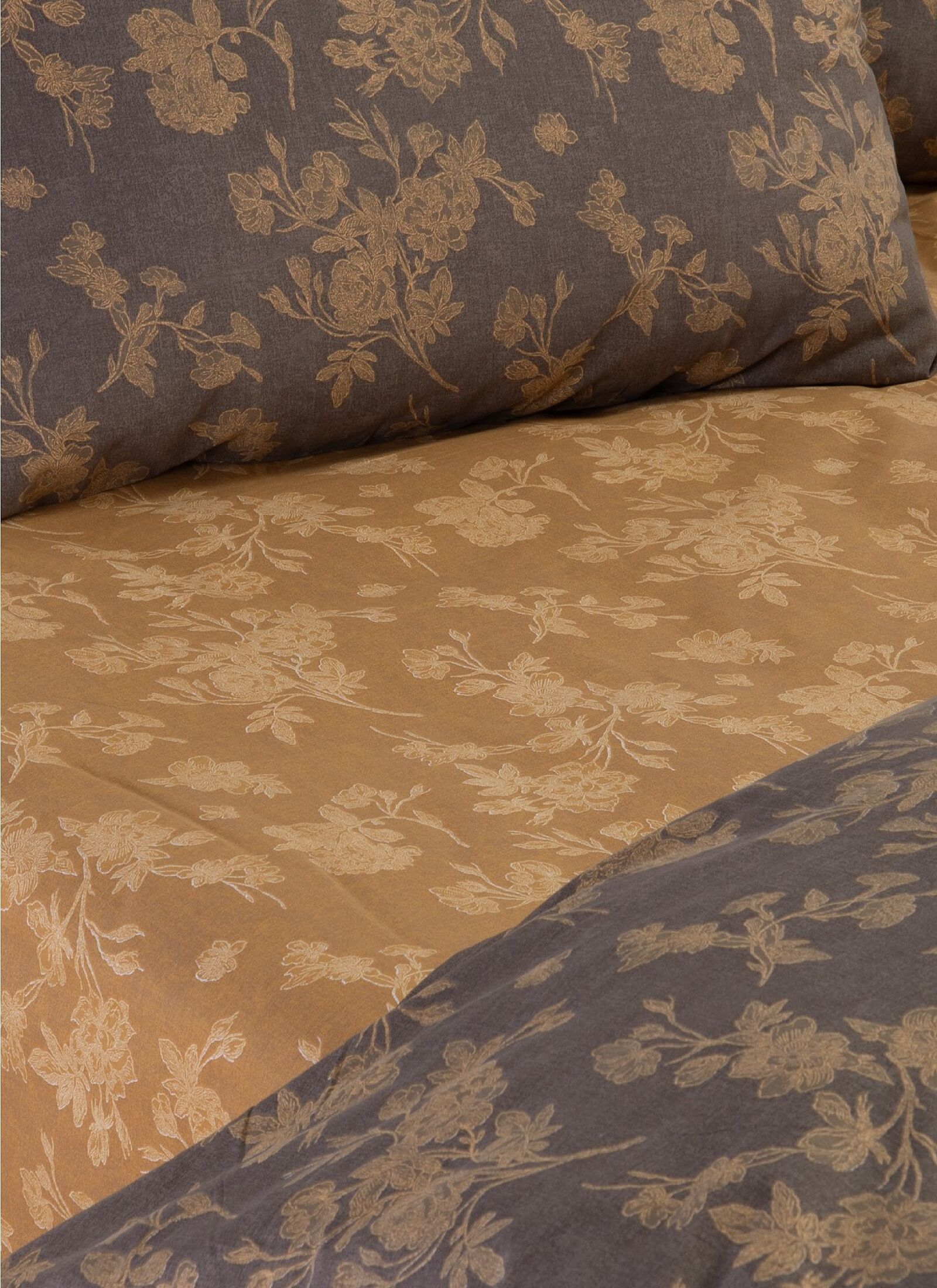 SINGLE DUVET COVER SET DREAM BROWN