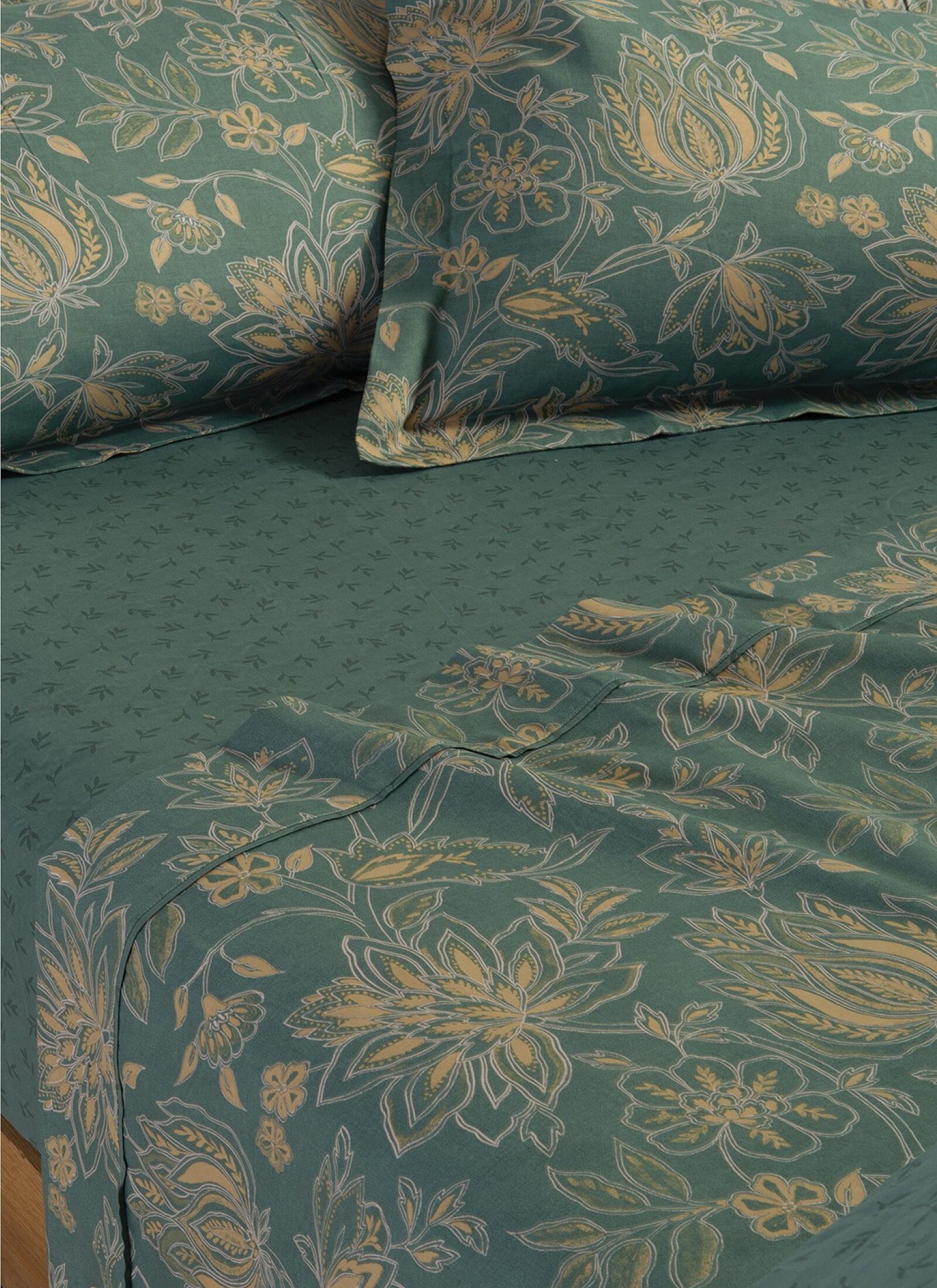 QUEEN SHEET SET ELINDA GREEN