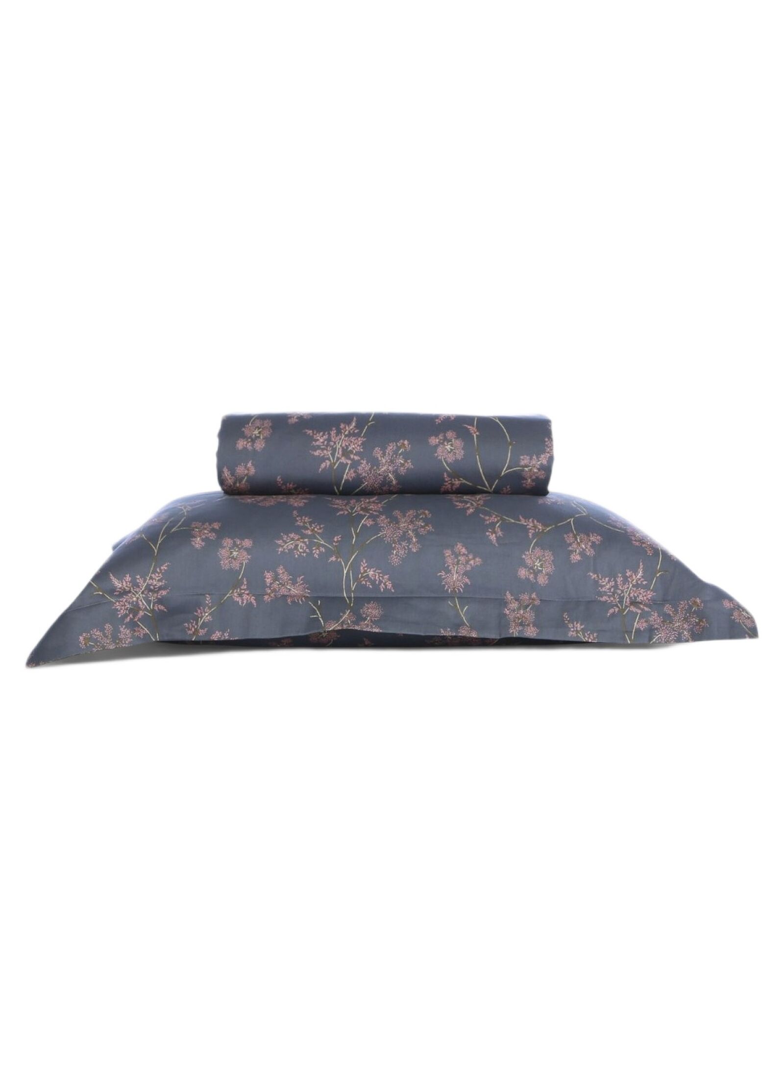 QUEEN DUVET COVER SET FOXY GREY BLUE