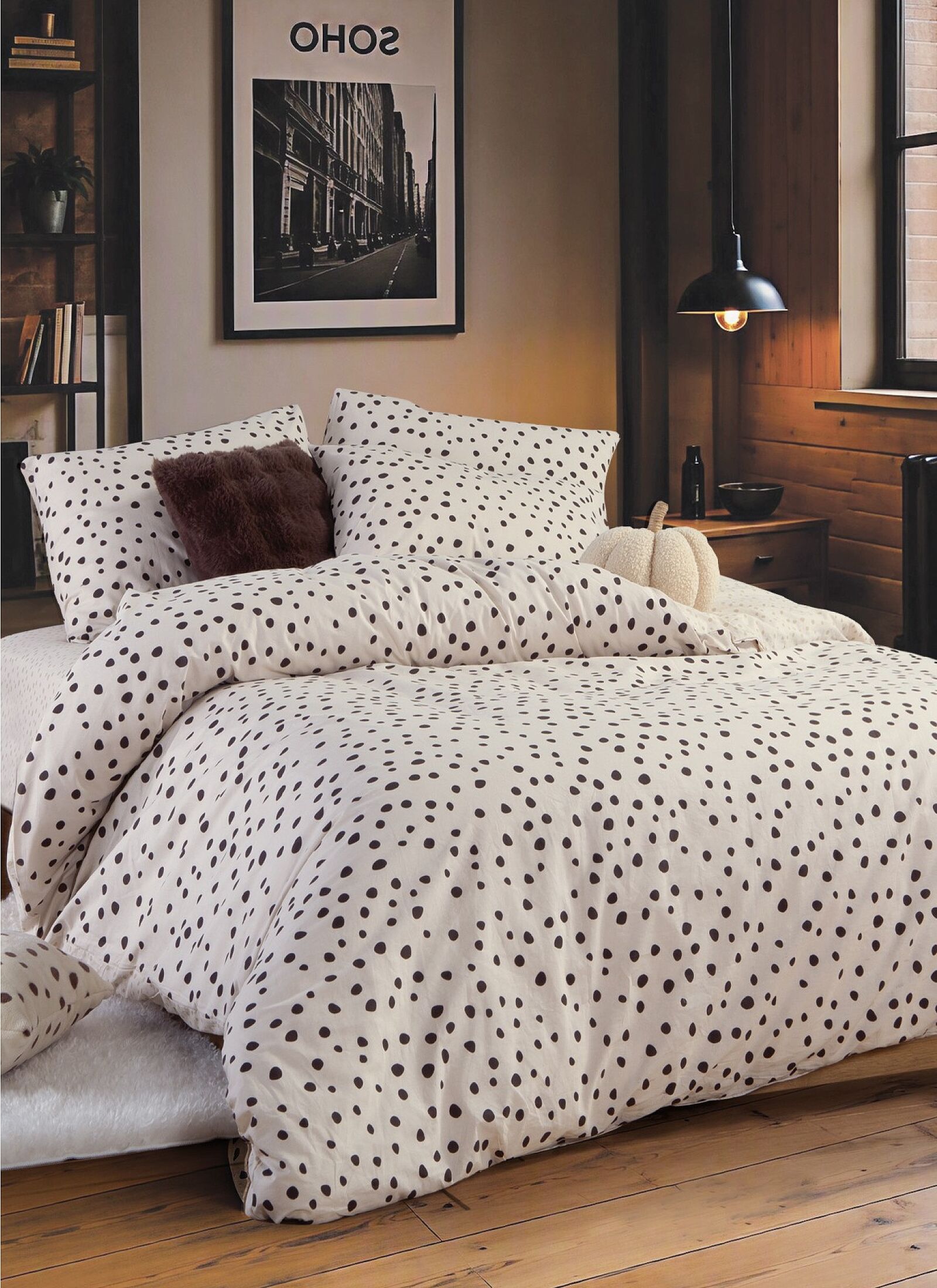 QUEEN DUVET COVER SET TRUST ECRU