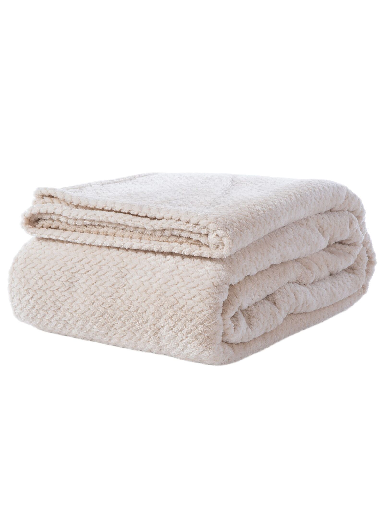 DOUBLE BLANKET WORTH ECRU (220X240)