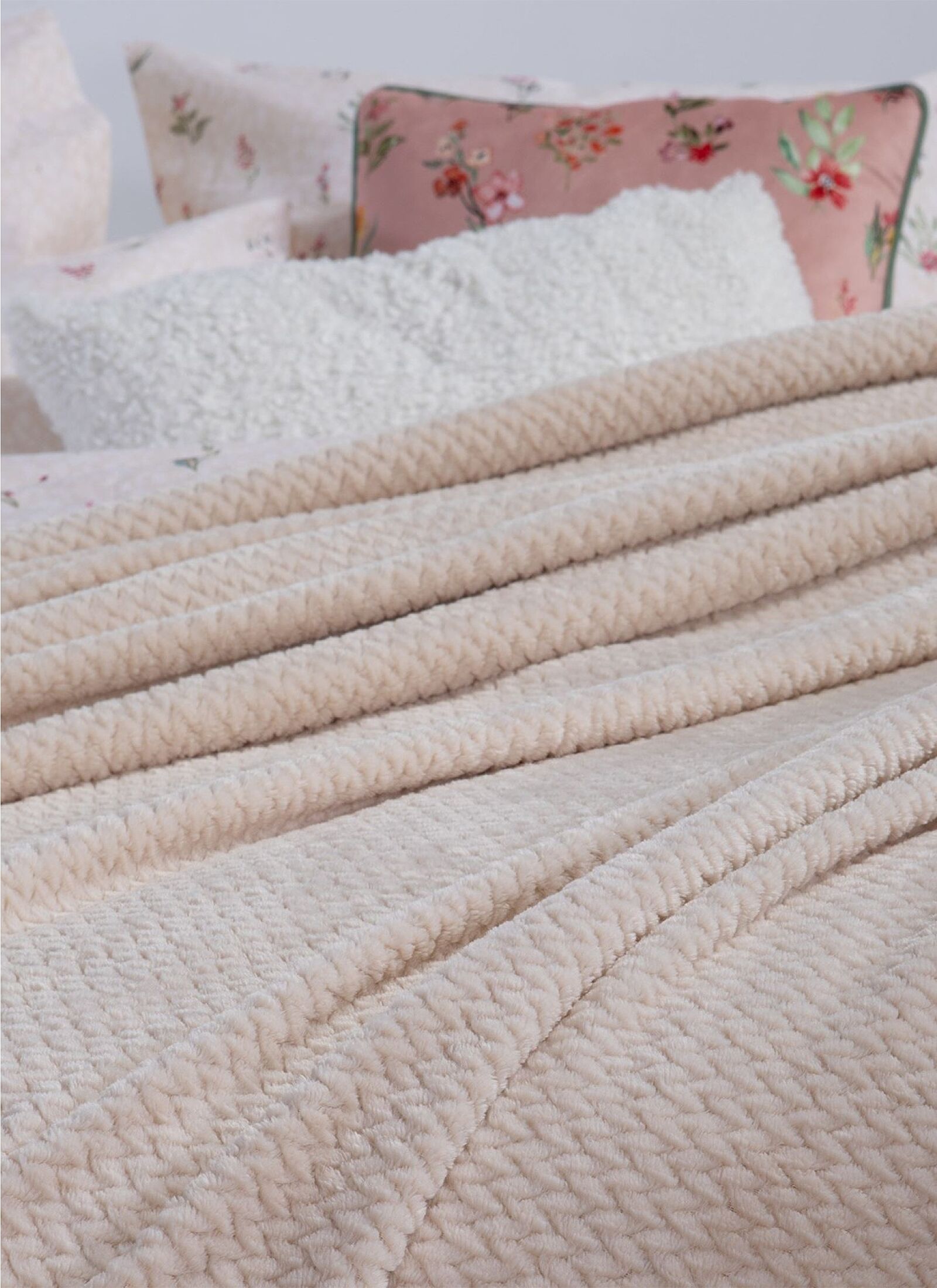 DOUBLE BLANKET WORTH MAUVE (220X240)