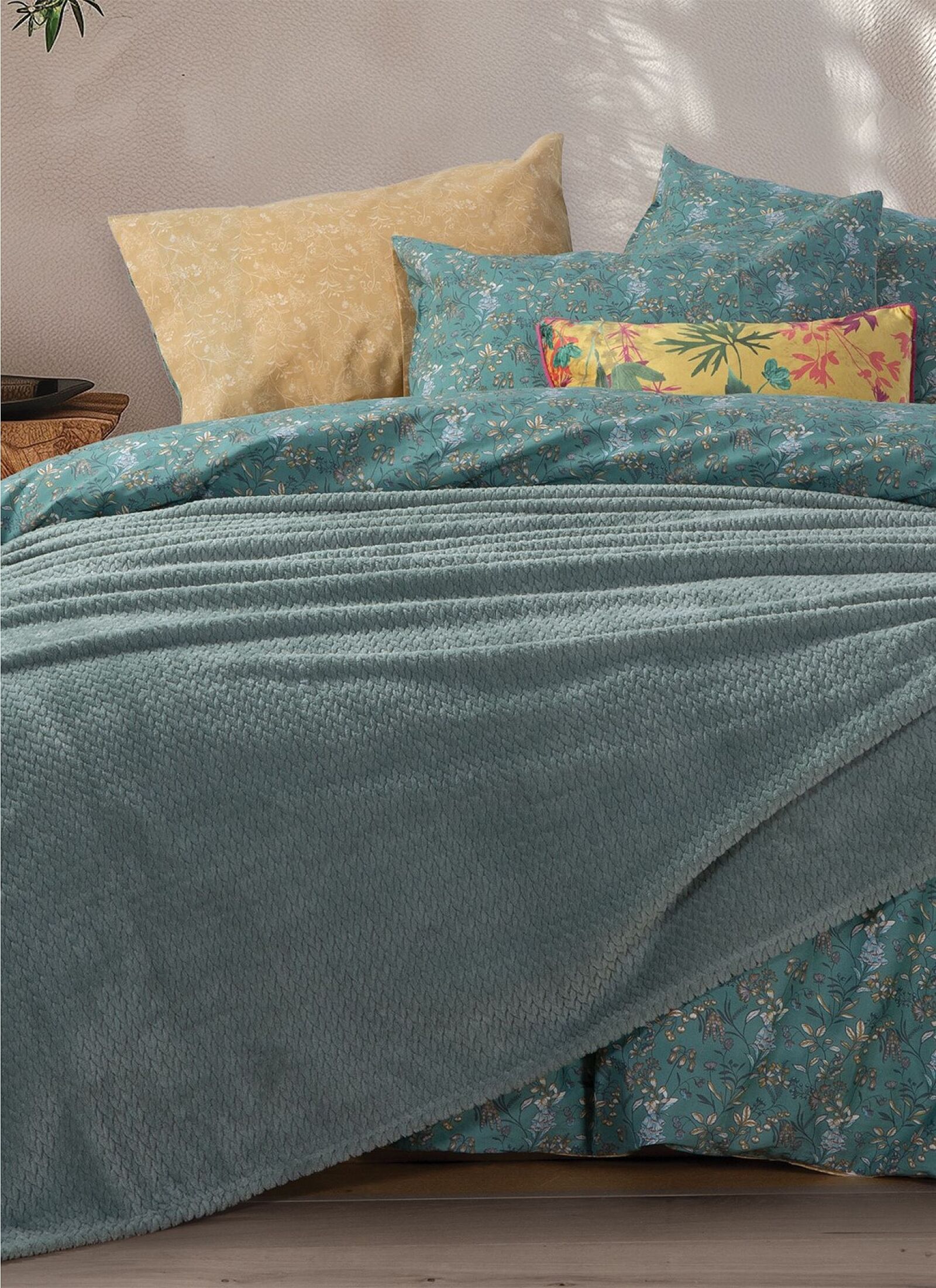 DOUBLE BLANKET WORTH GREEN (220X240)