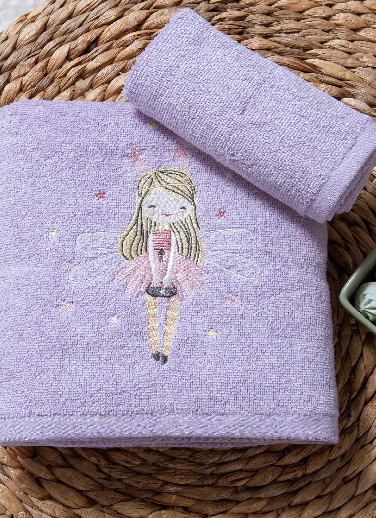 TOWEL SET (2PCS) FAIRY TALE LAVENDER