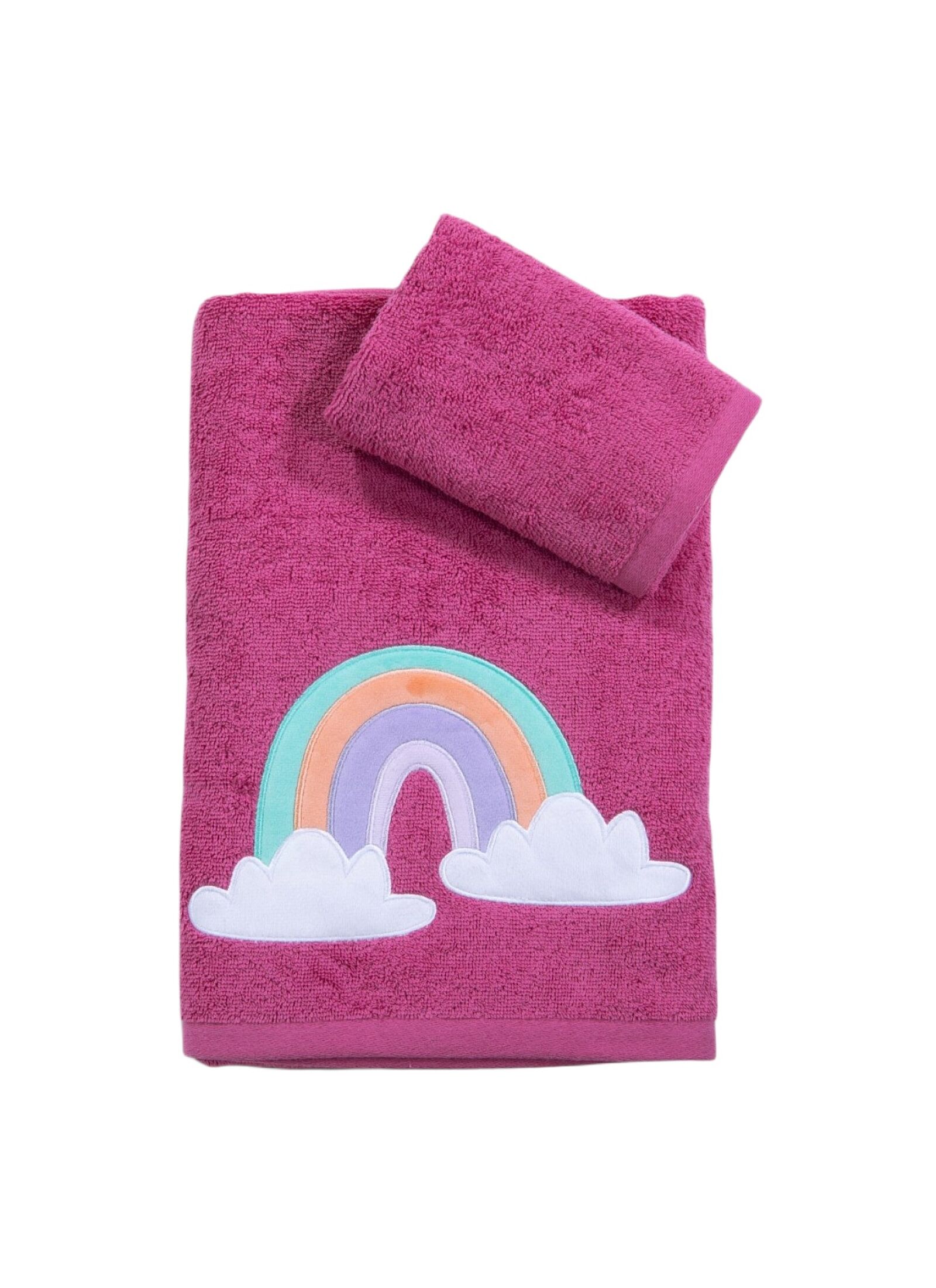 TOWEL SET (2PCS) RAINBOW MOOD VIOLET