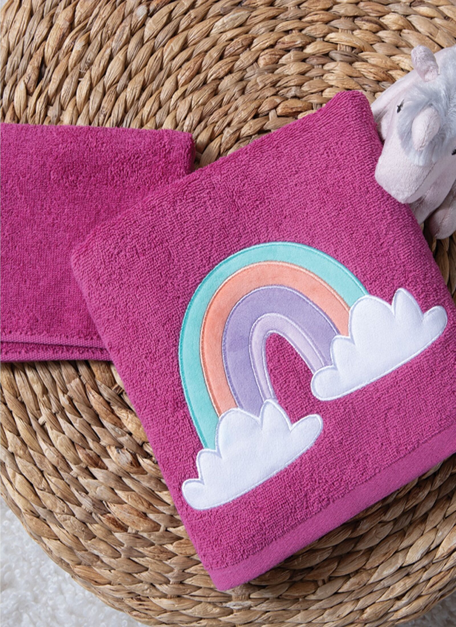 TOWEL SET (2PCS) RAINBOW MOOD VIOLET