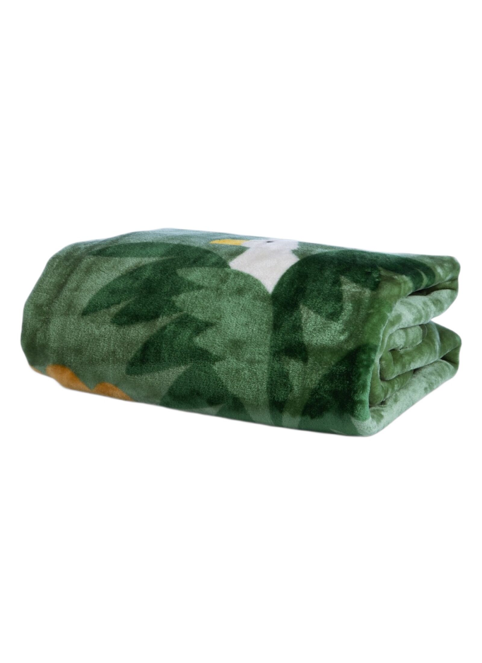 ADULT BLANKET (160X220) JUNGLE MANIA GREEN