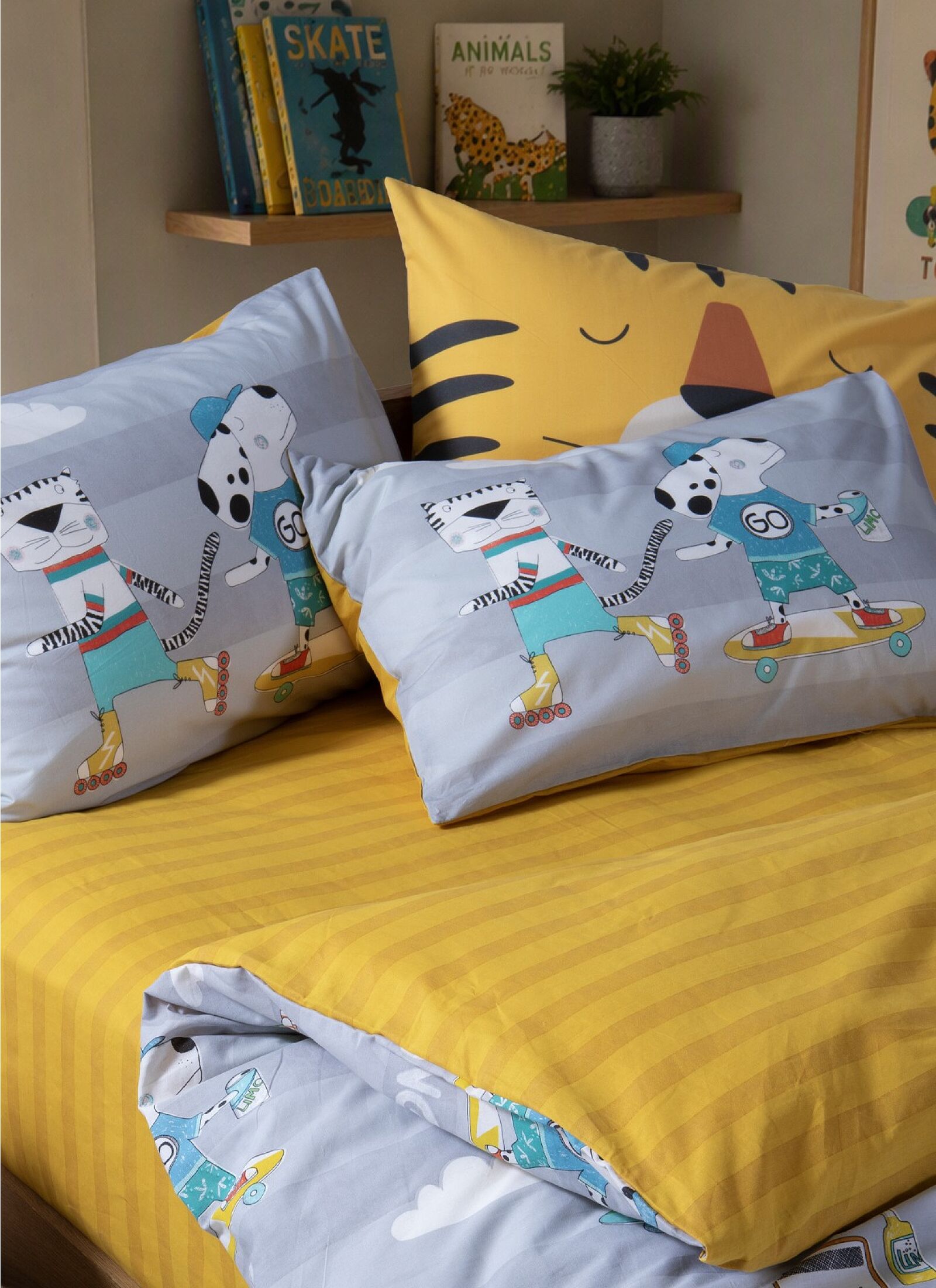 SINGLE DUVET COVER SET COOL SKATING