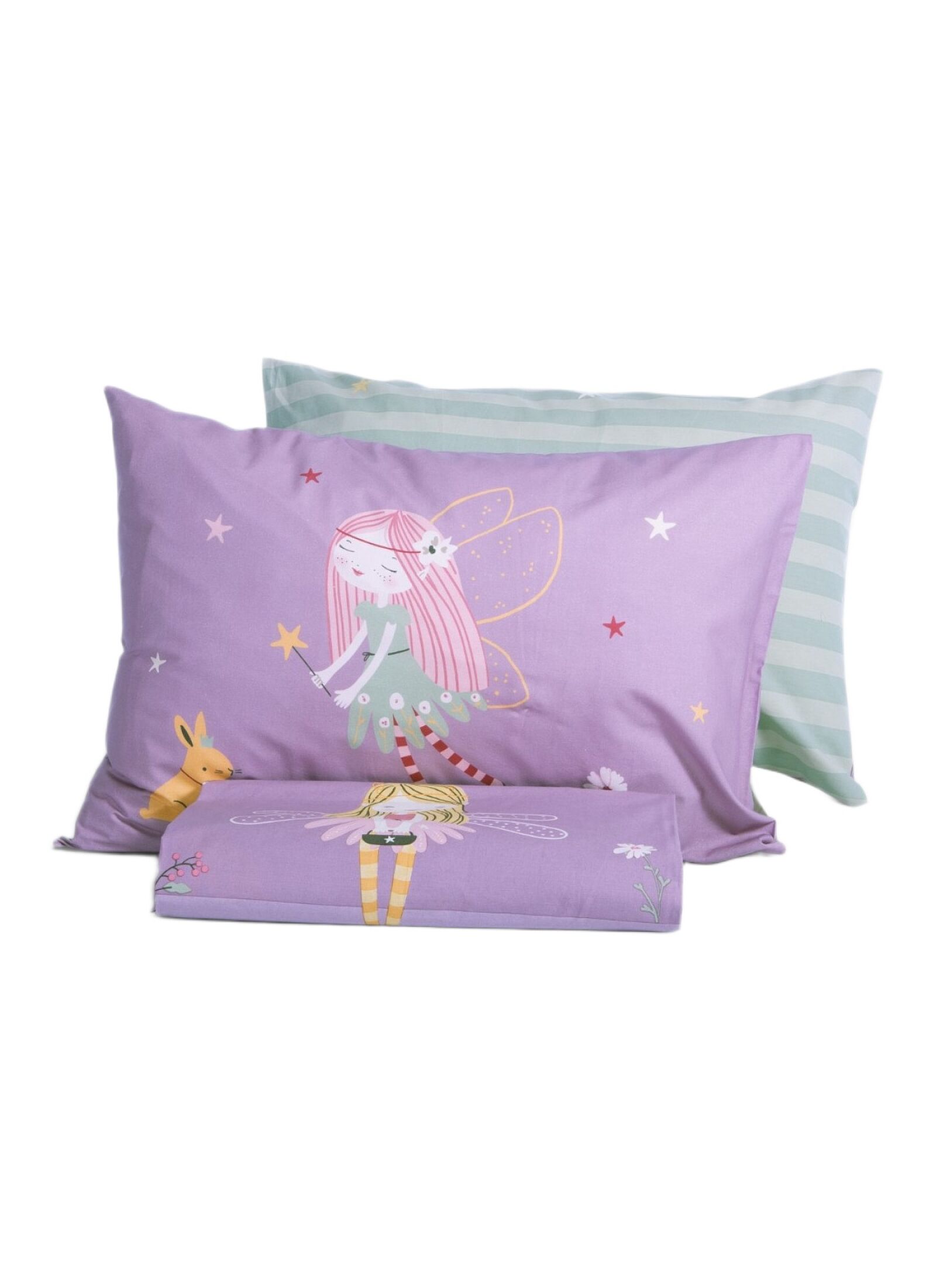 SINGLE DUVET COVER SET FAIRY TALE PURPLE