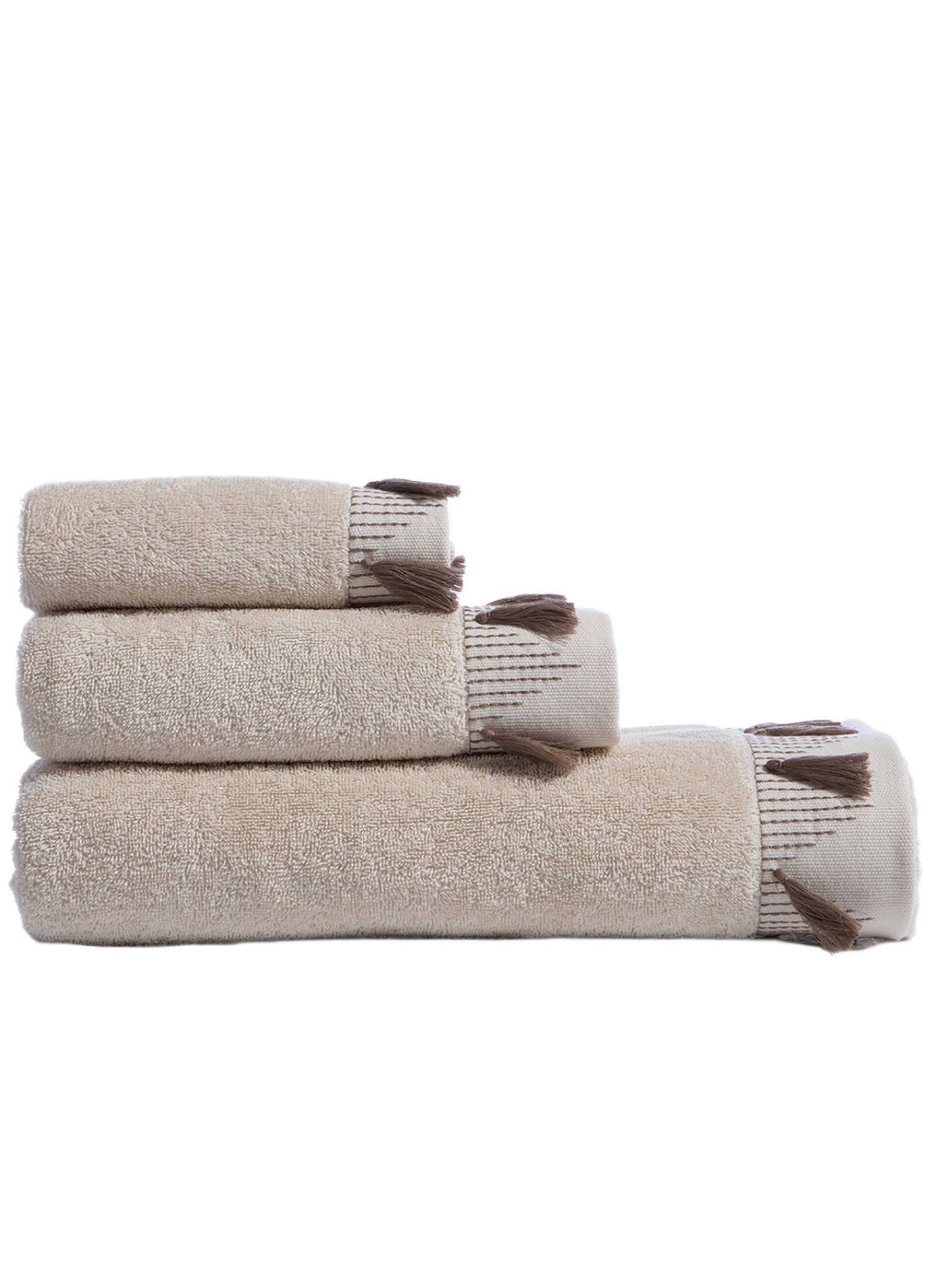 3 PC TOWEL SET MOMENTUM BEIGE