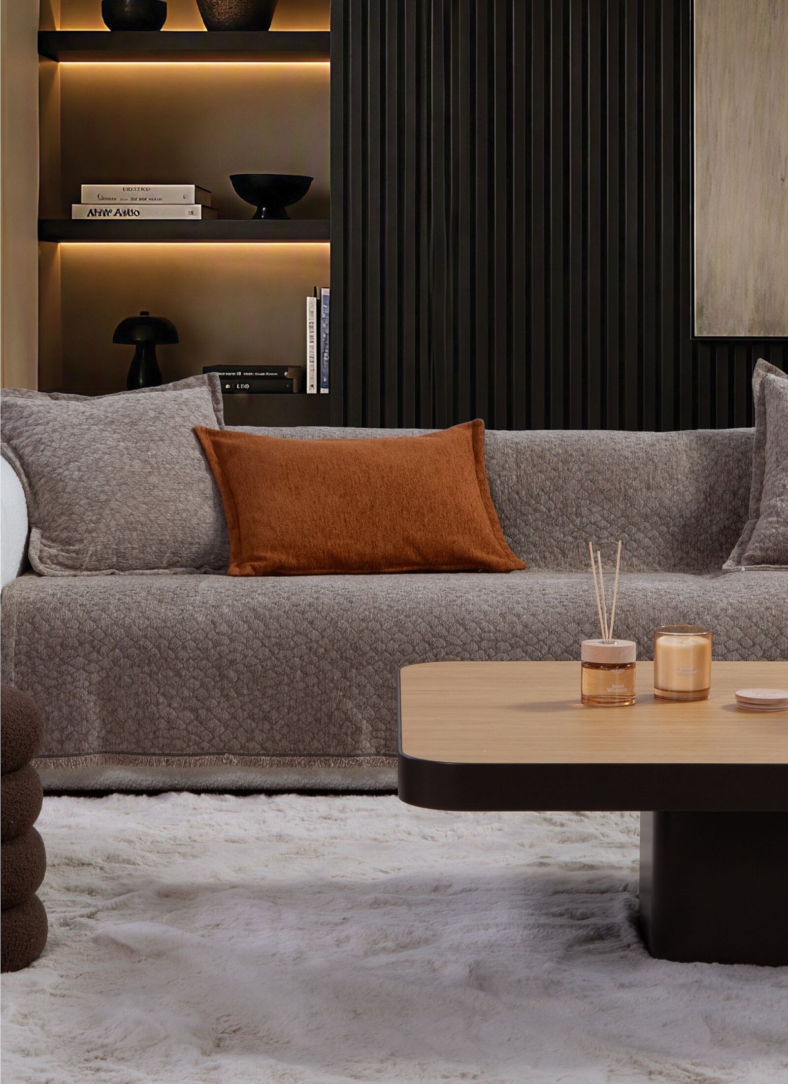 THROW DECORE BEIGE