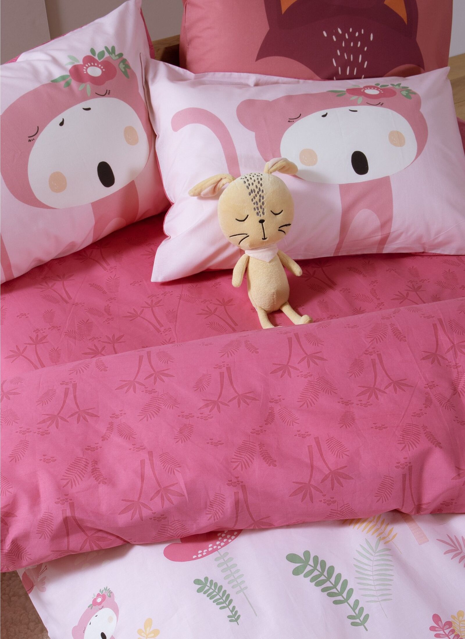 SINGLE SHEET SET WILD &AMP; SWEET PINK
