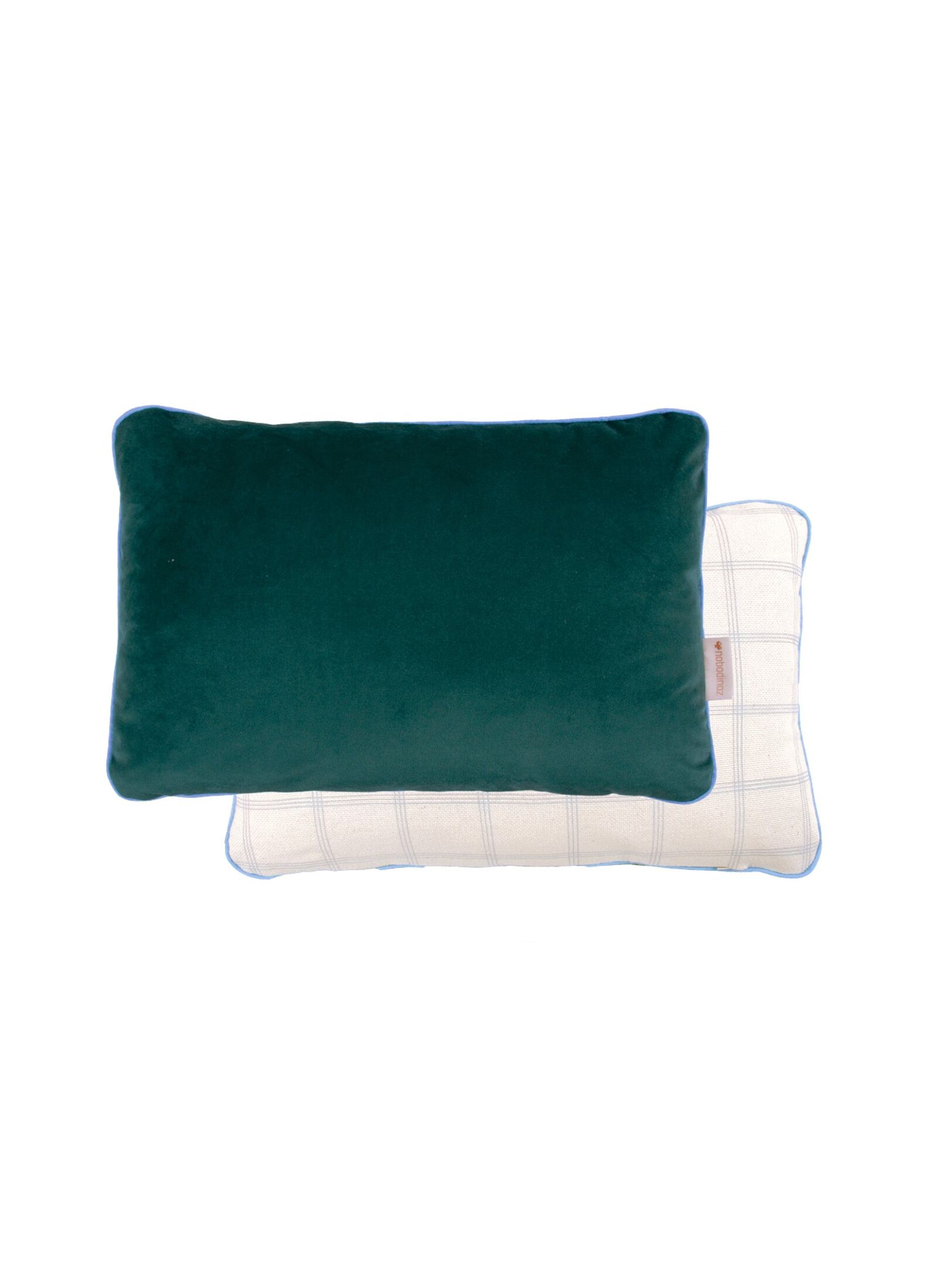 DOUBLE SIDED DECORATIVE PILLOW (44X28) VELVET JUNGLE GREEN