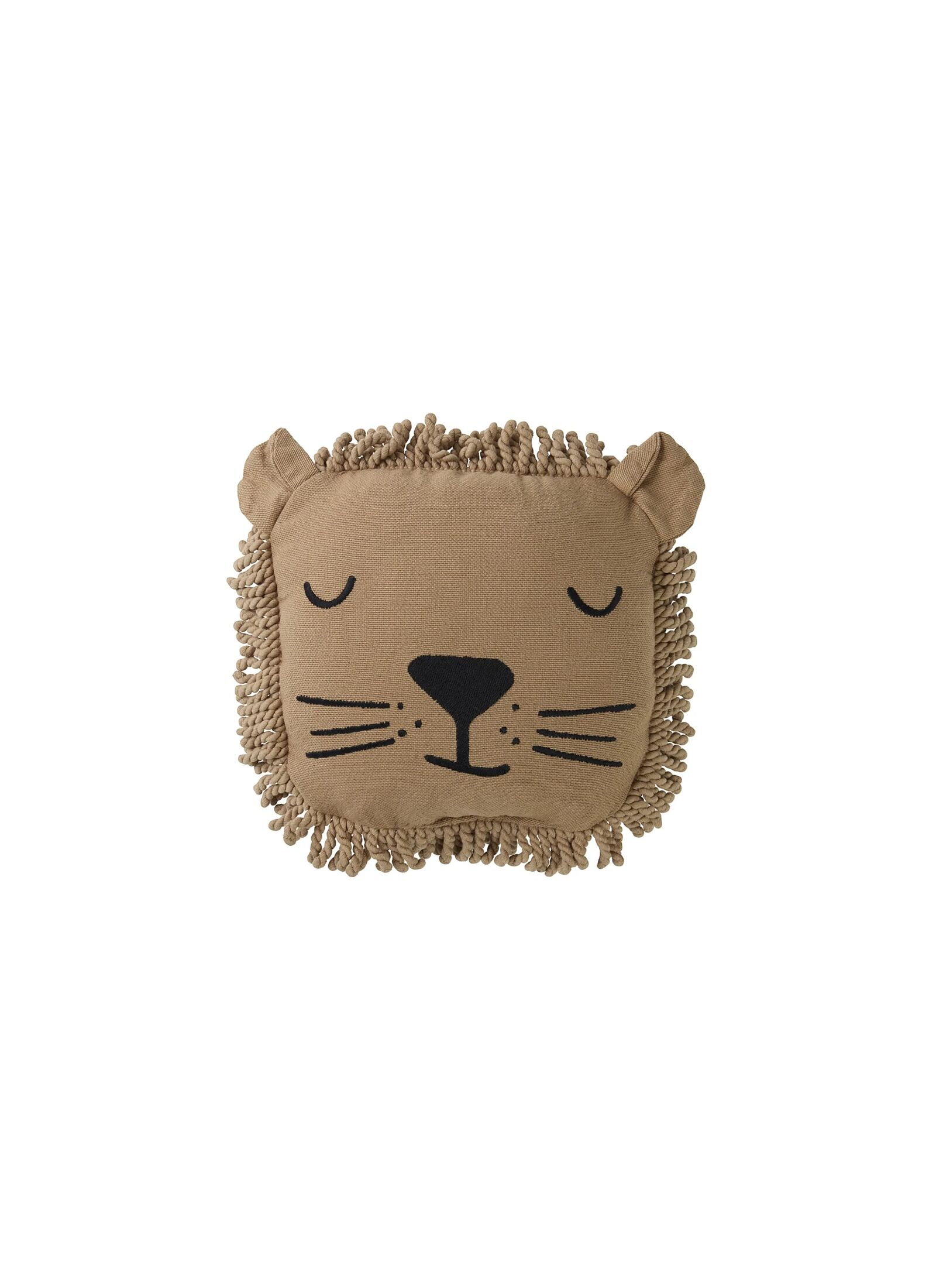 CUSHION LANDSCAPE LION SESAME