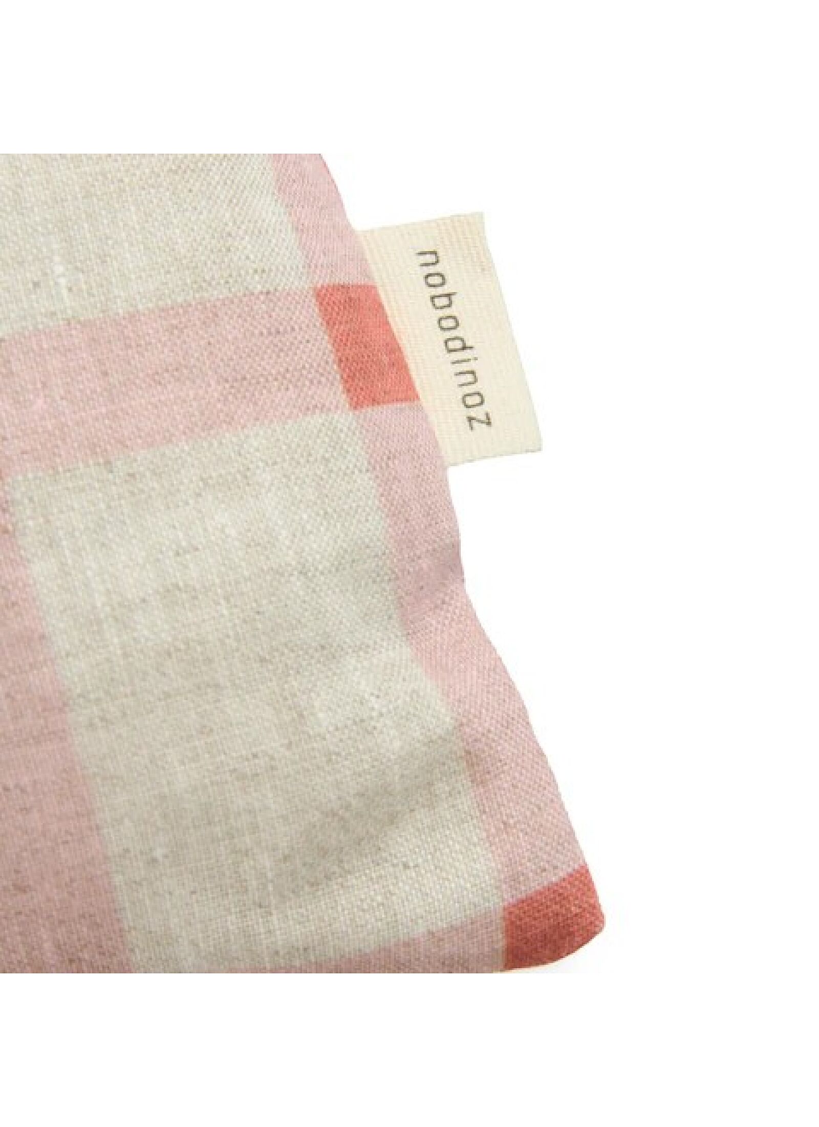 CUSHION (44X25) PINK WINDOWPANE TULIPS