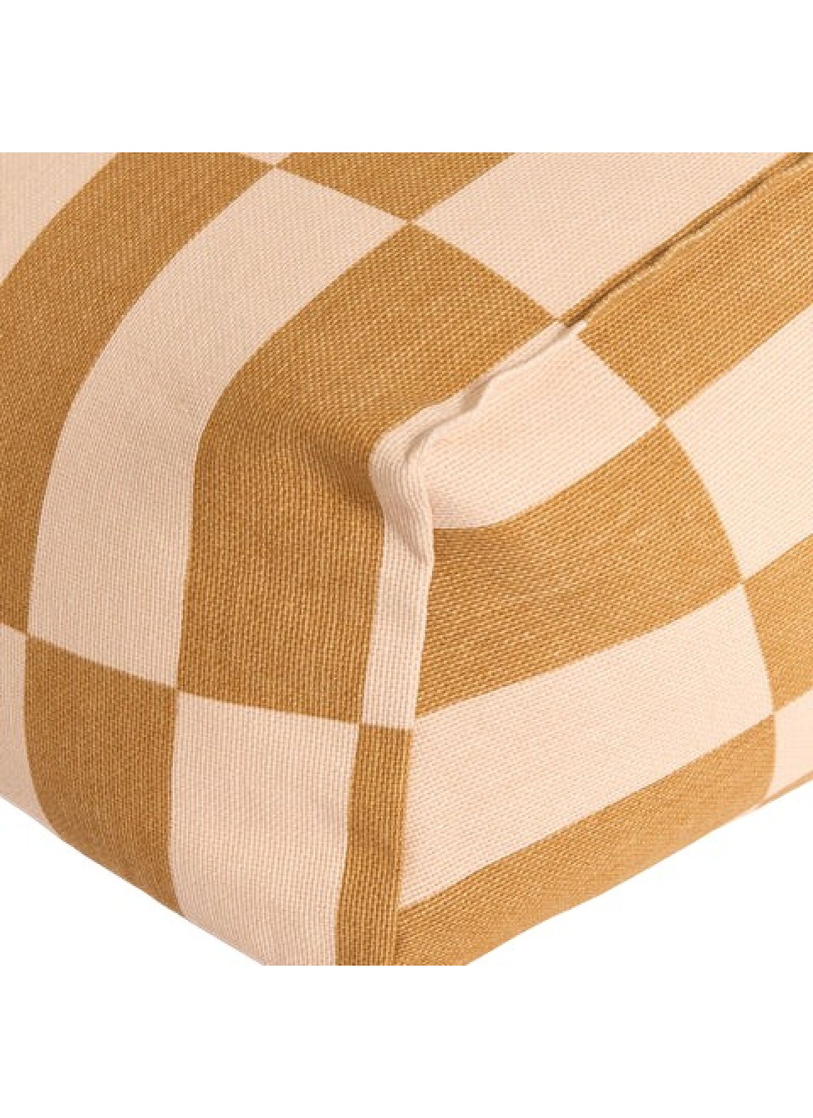BEANBAG ARMCHAIR MUSTARD &AMP; SAND TILES