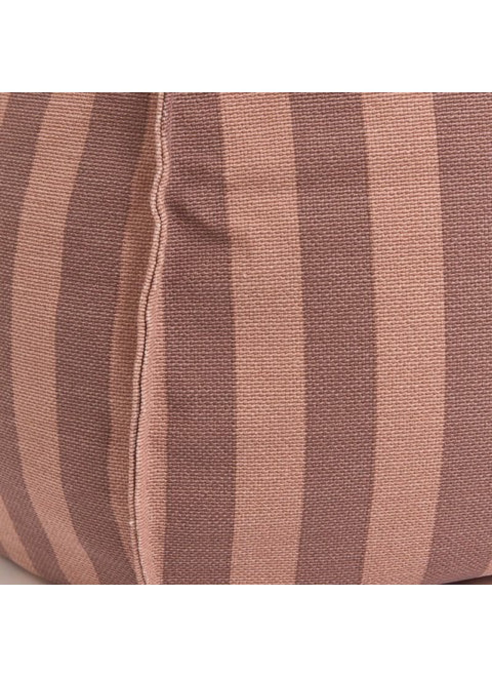 FLOOR CUSHION PINK MAUVE STRIPES