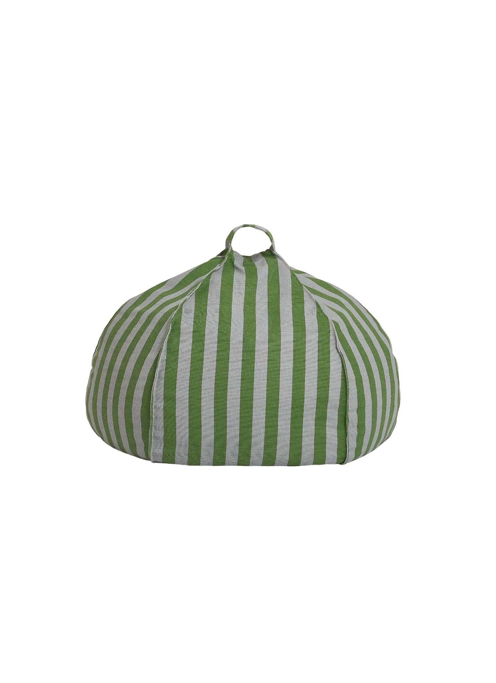 FLOOR CUSHION GREEN BLUE STRIPES