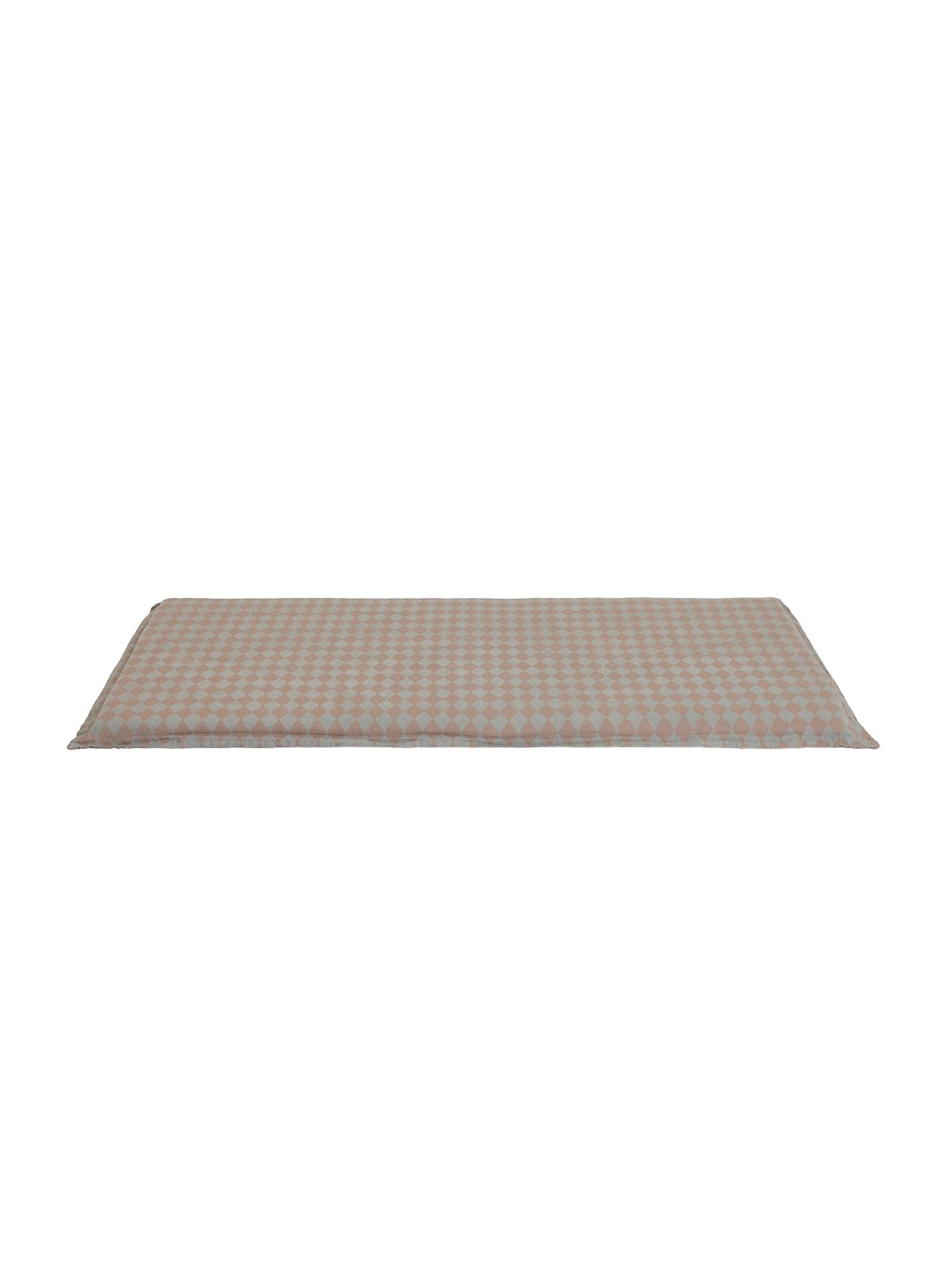 FLOOR MAT BLUE HARLEQUIN
