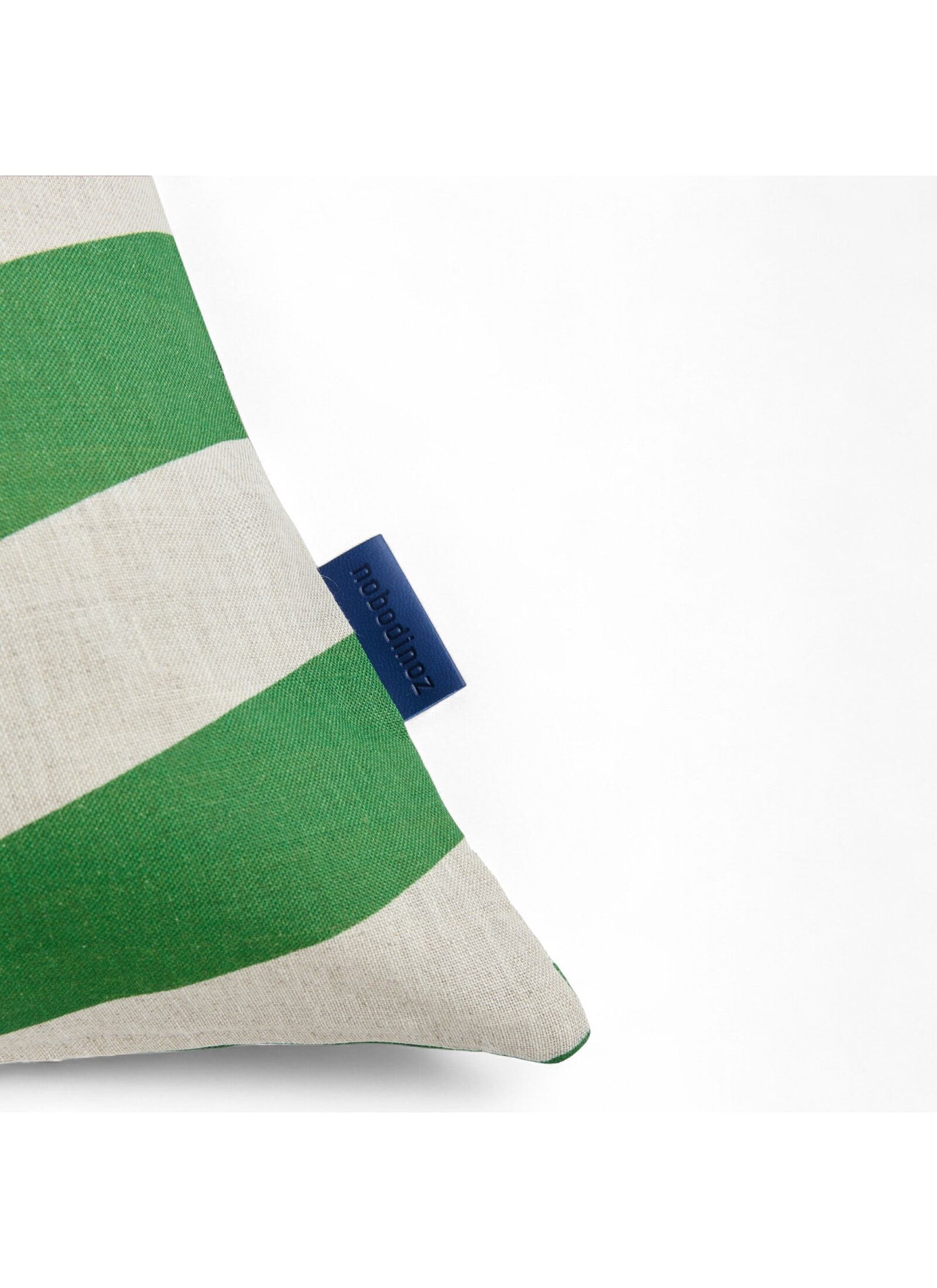 CUSHION (45X45) GREEN DIAGONAL TILES