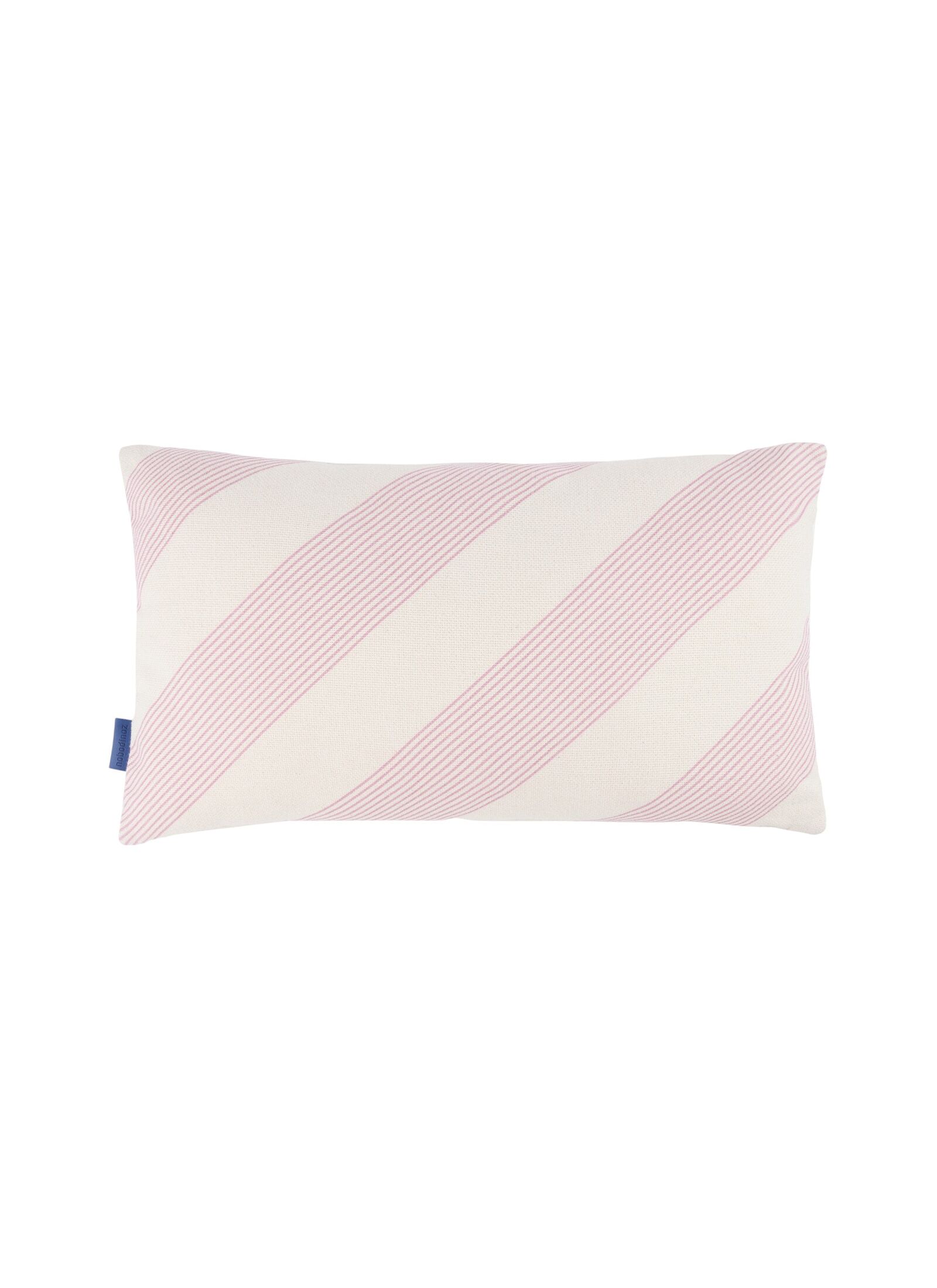 CUSHION (50X30) LILAC DIAGONAL STRIPES