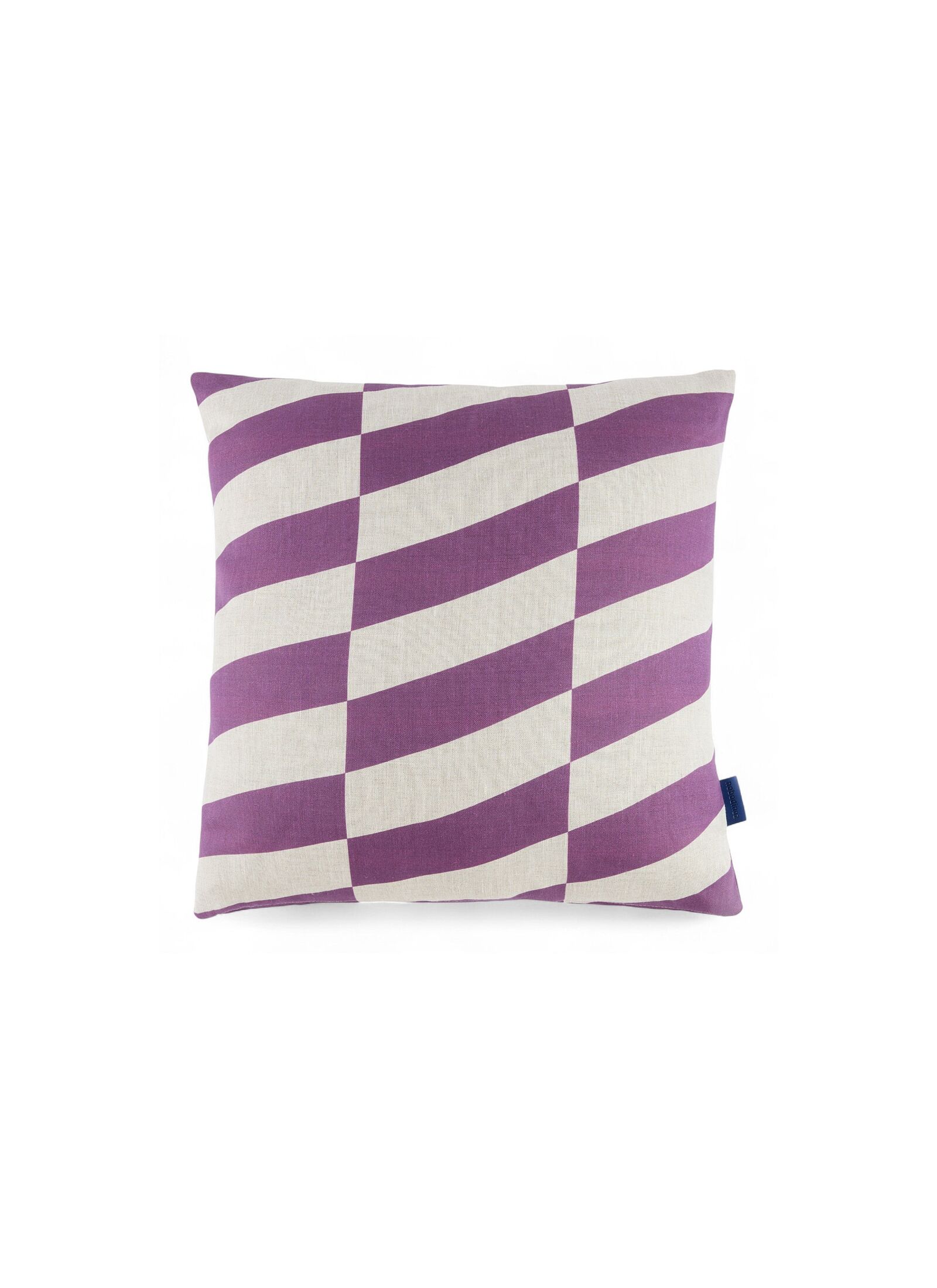 CUSHION (45X45) PURPLE DIAGONAL TILES